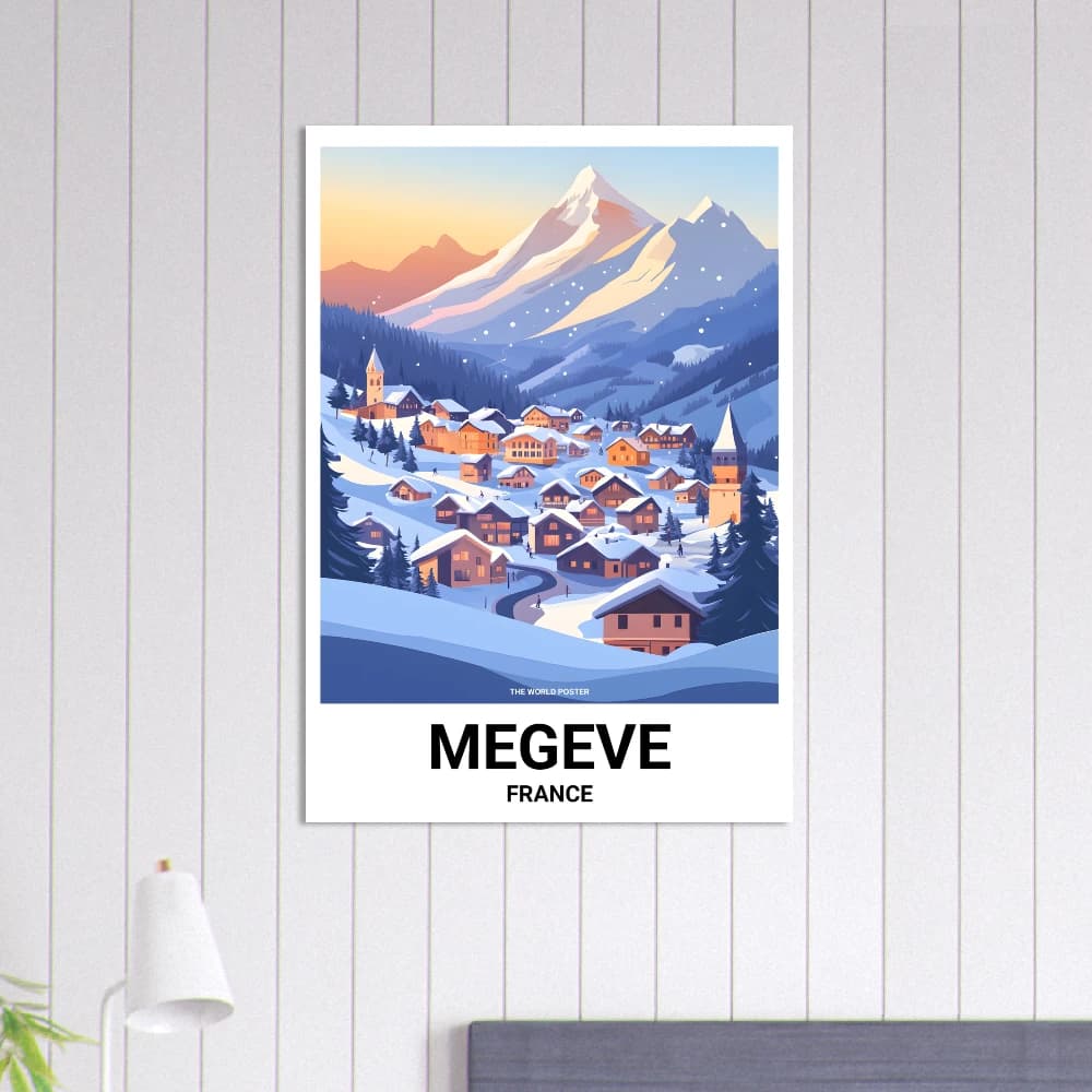 Affiche MEGÈVE - Image 5 of 6