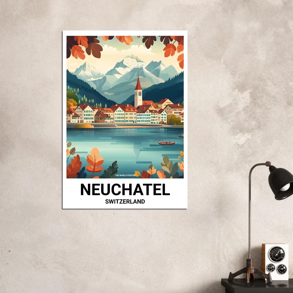 Affiche NEUCHÂTEL - Image 3 of 6