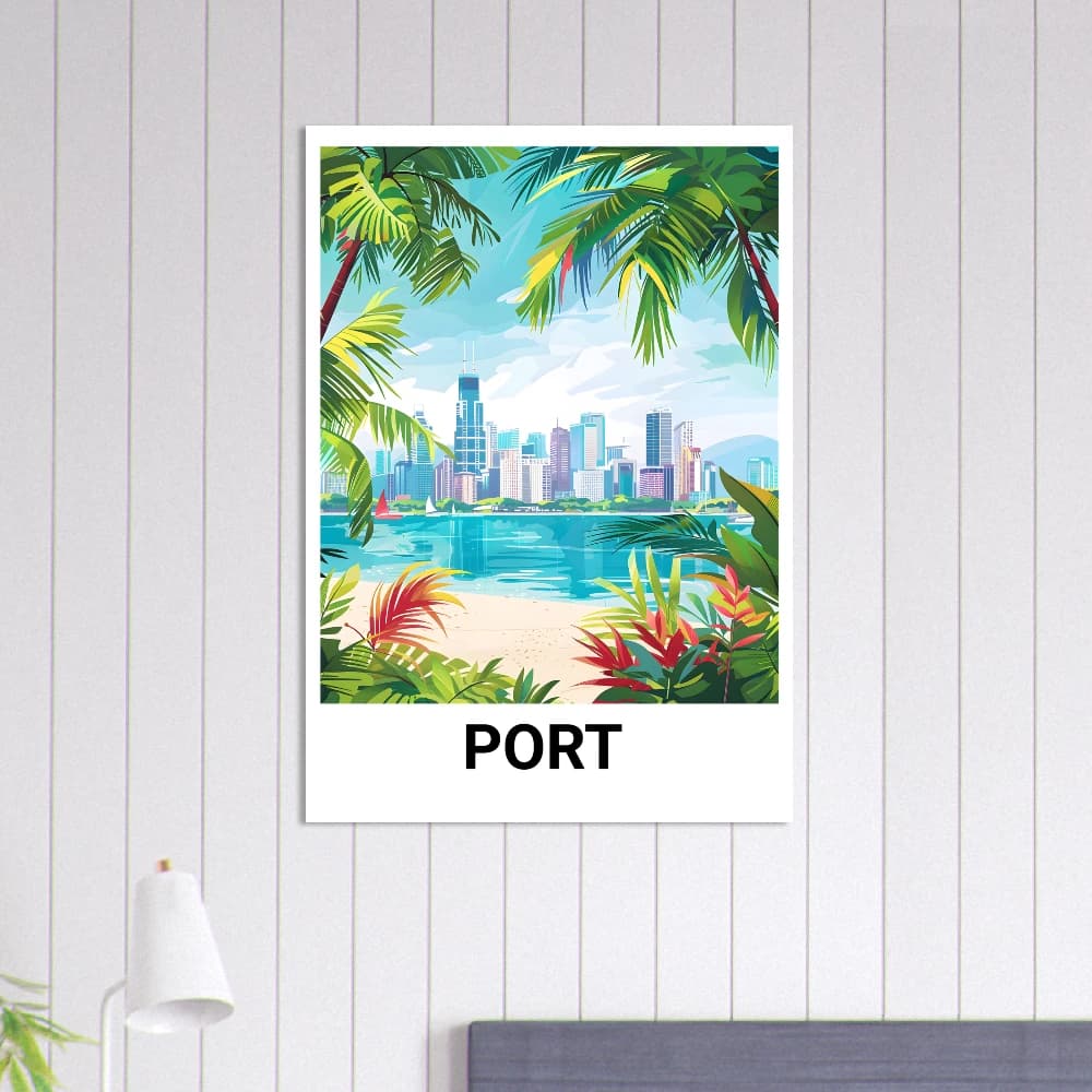 Affiche PORT MORESBY - Image 3 of 6