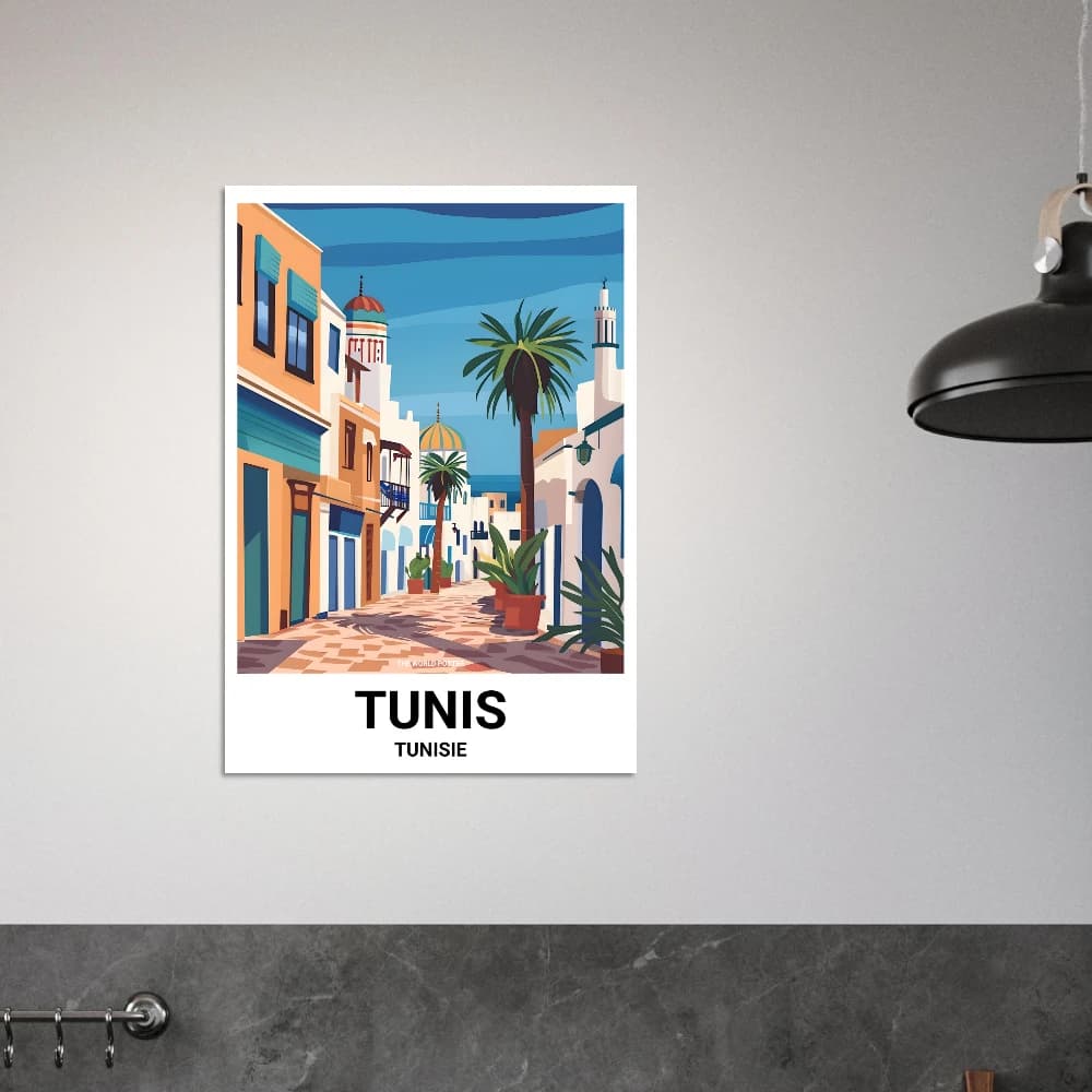 Affiche TUNIS - Image 6 of 6