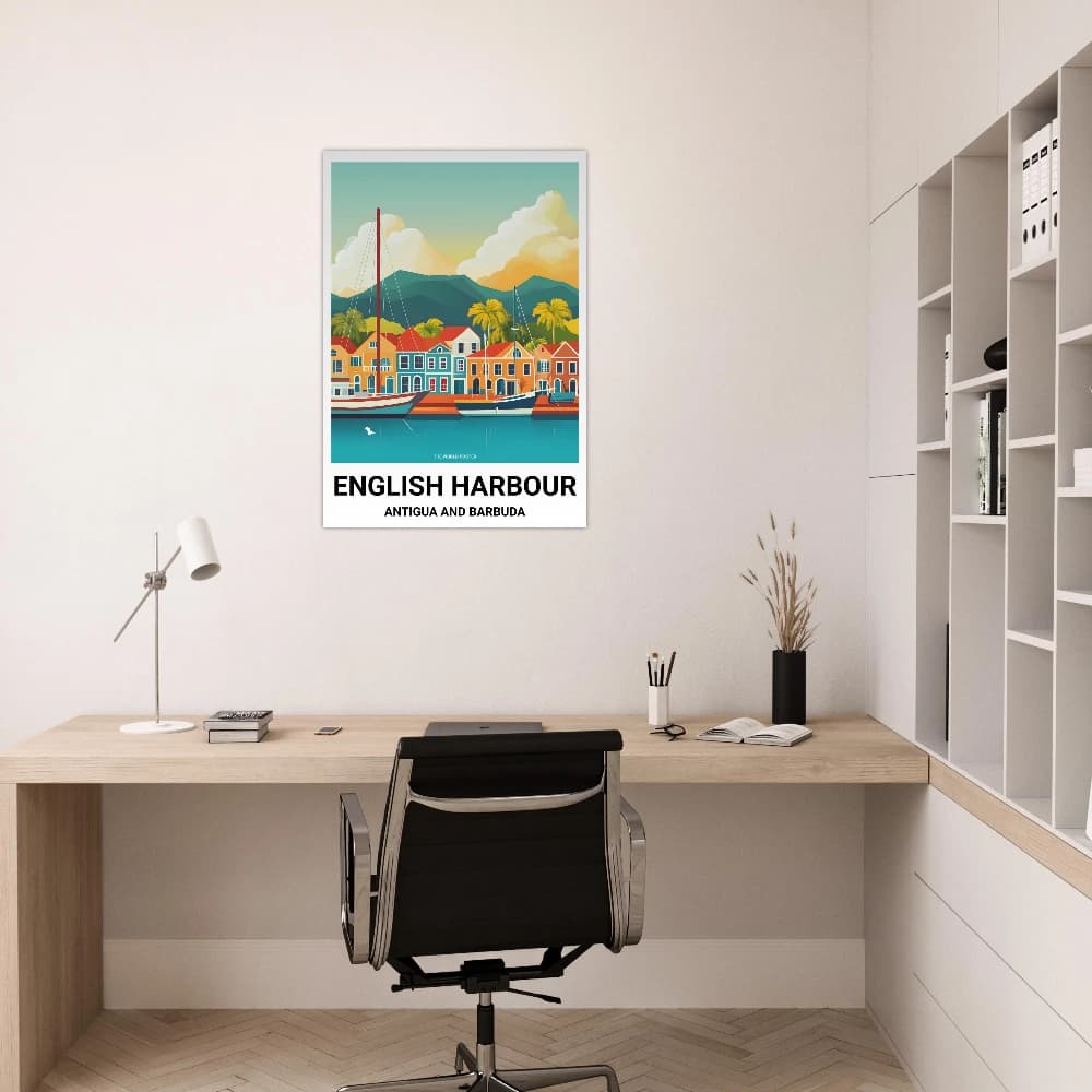 Affiche ENGLISH HARBOUR - Image 6 of 6