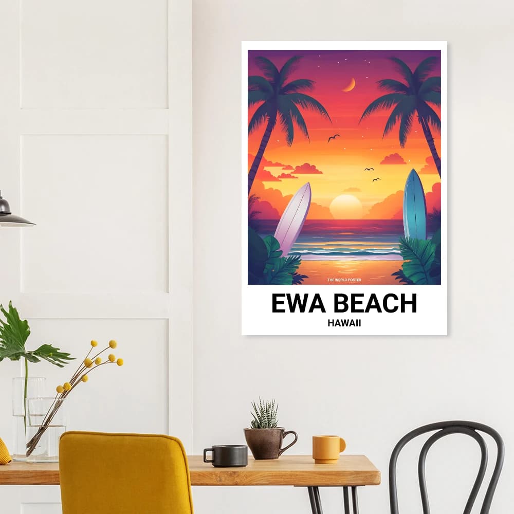 Affiche EWA BEACH - Image 4 of 6