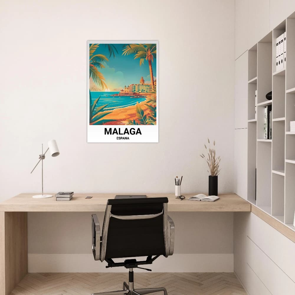 Affiche MALAGA - Image 4 of 6