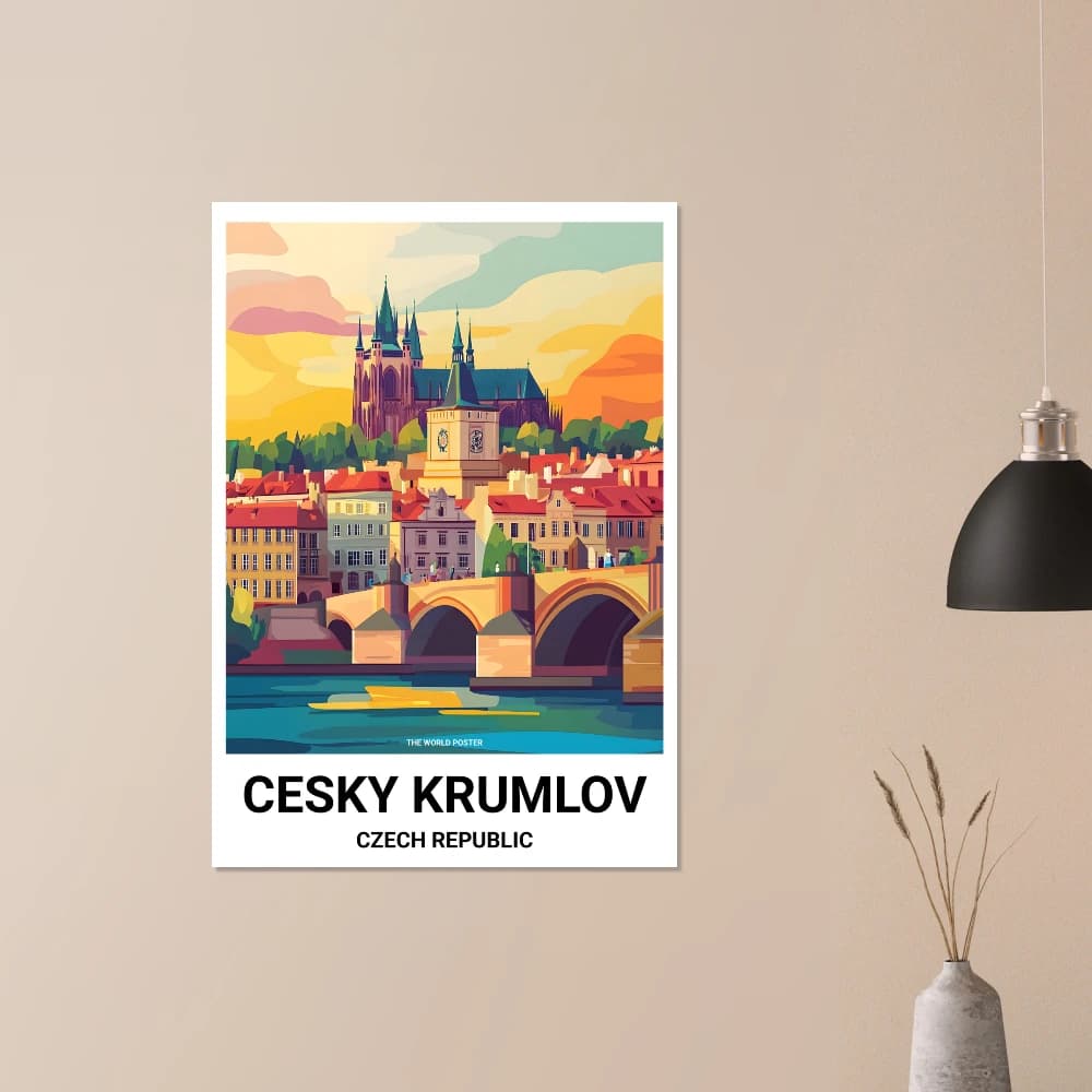 Affiche ČESKÝ KRUMLOV - Image 3 of 6