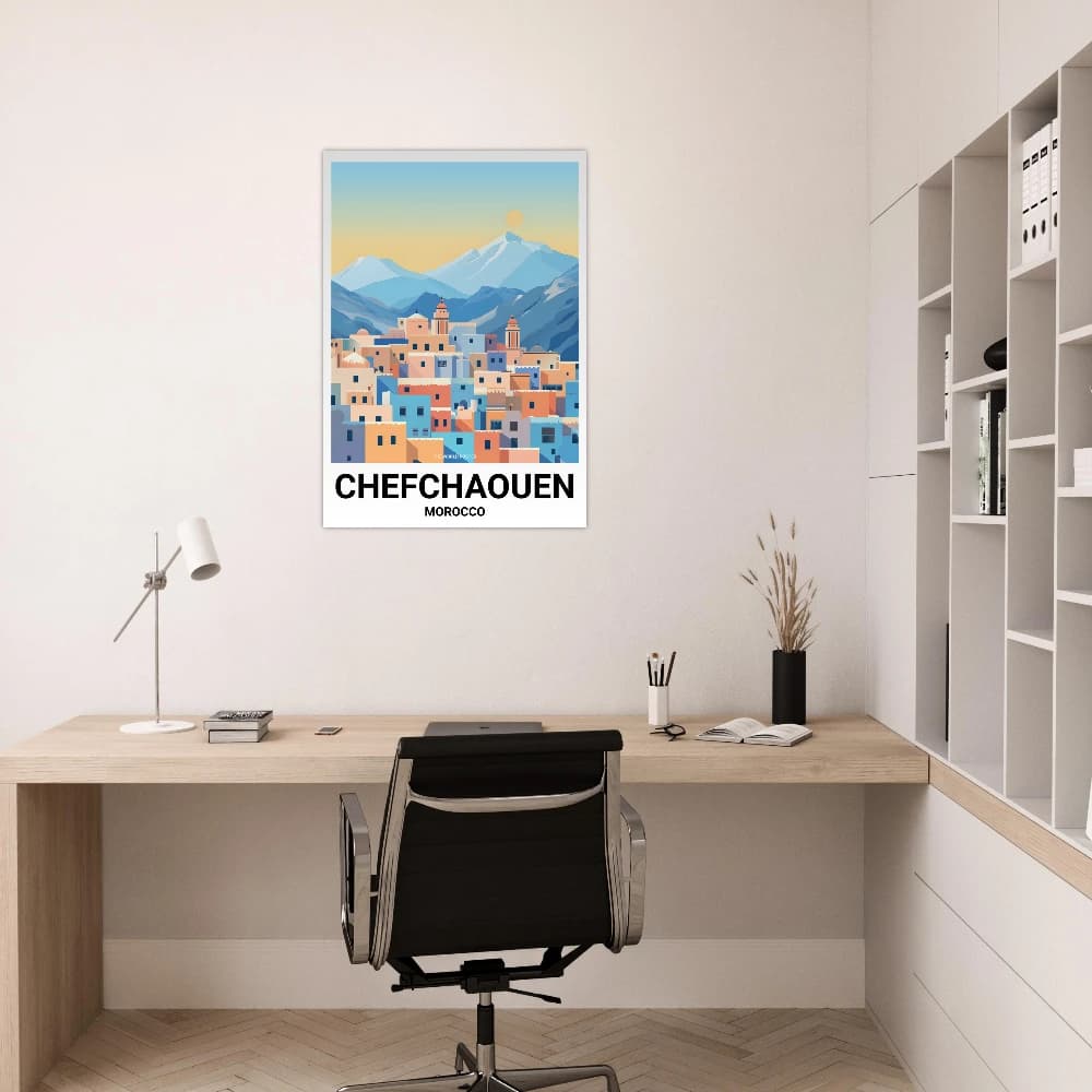 Affiche CHEFCHAOUEN - Image 2 of 6