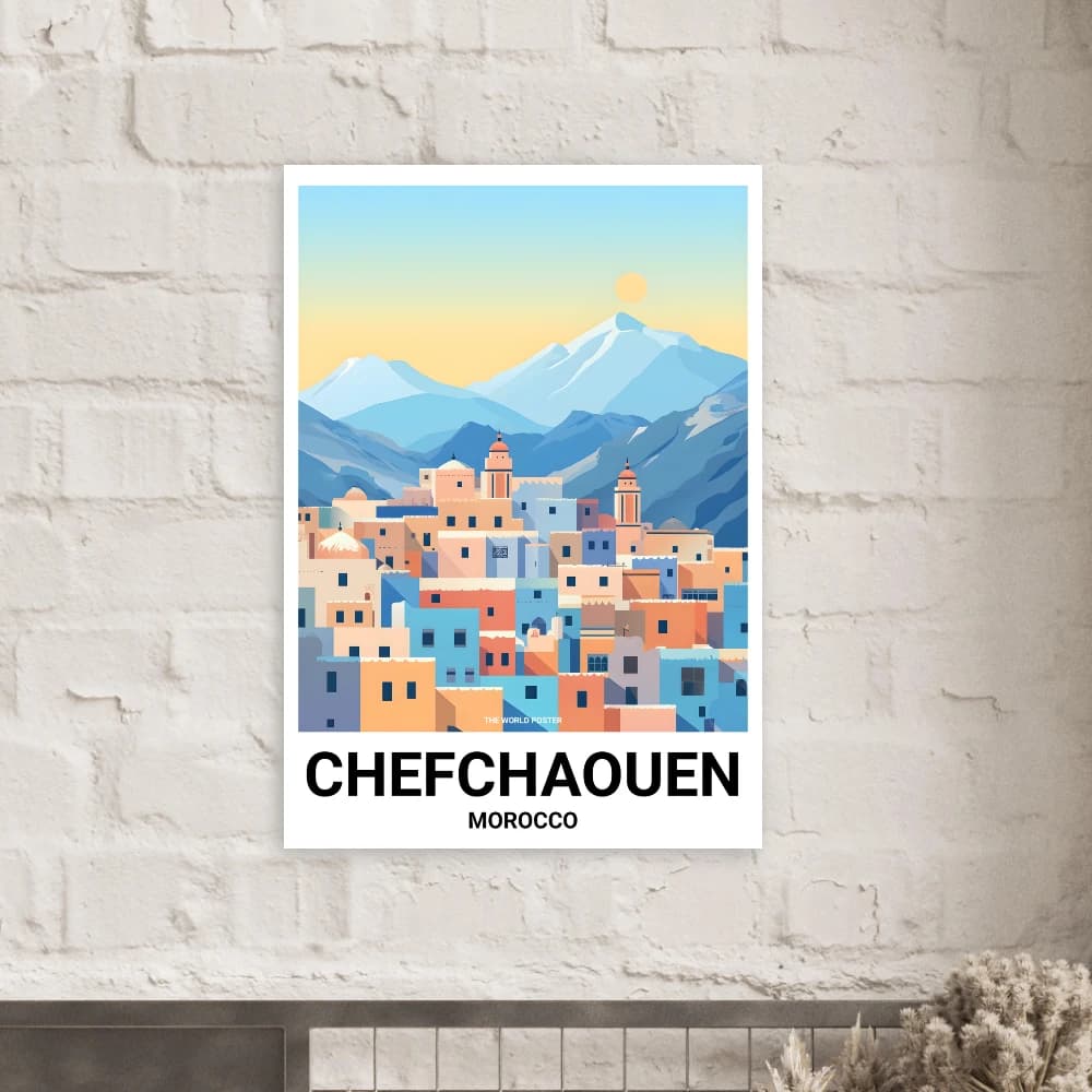 Affiche CHEFCHAOUEN - Image 3 of 6