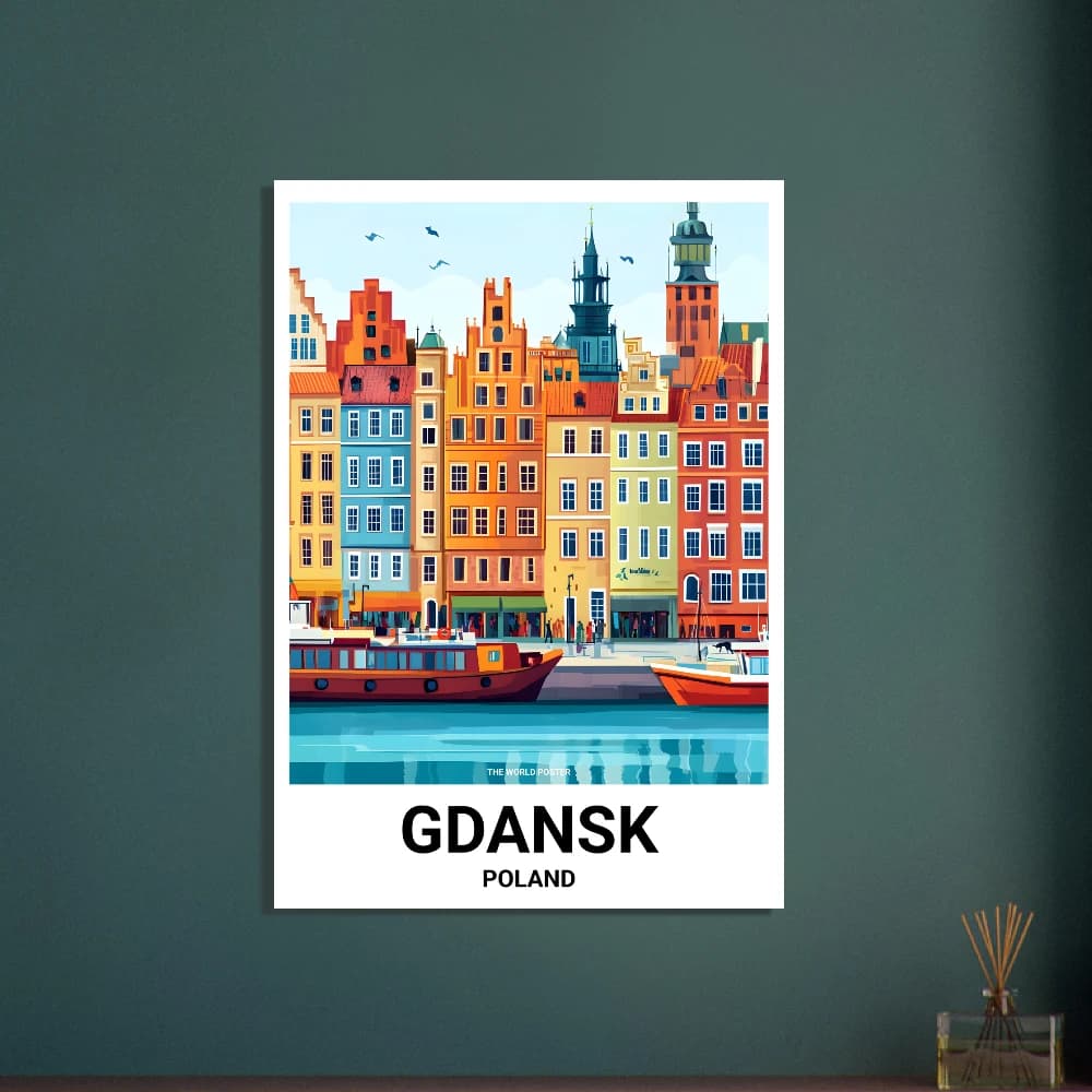 Affiche GDAŃSK - Image 6 of 6