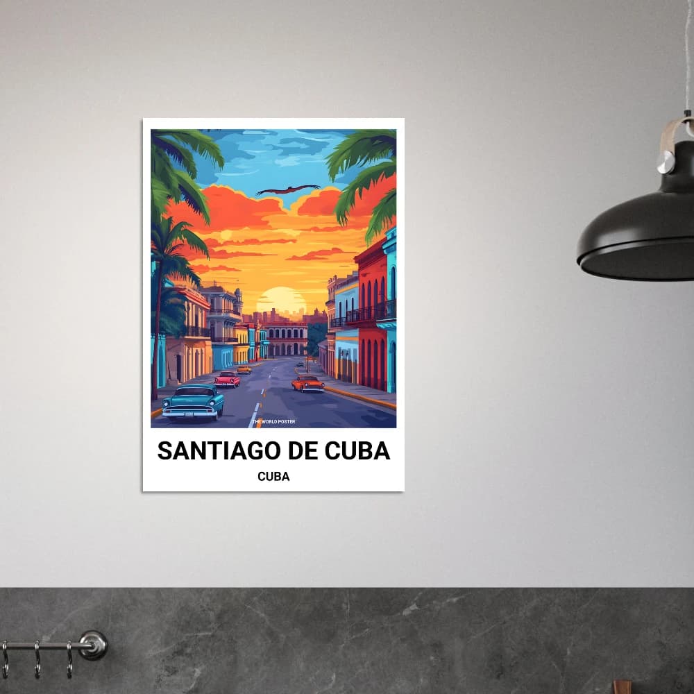 Affiche SANTIAGO DE CUBA - Image 3 of 6