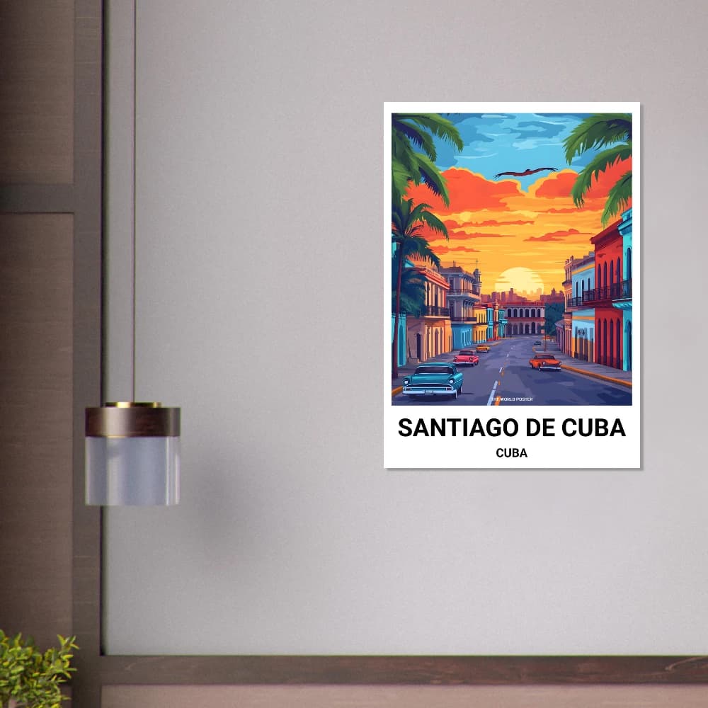 Affiche SANTIAGO DE CUBA - Image 5 of 6