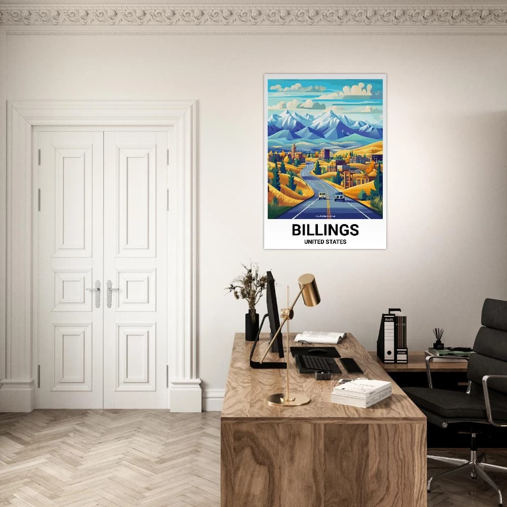 Affiche BILLINGS - Image 3 of 6