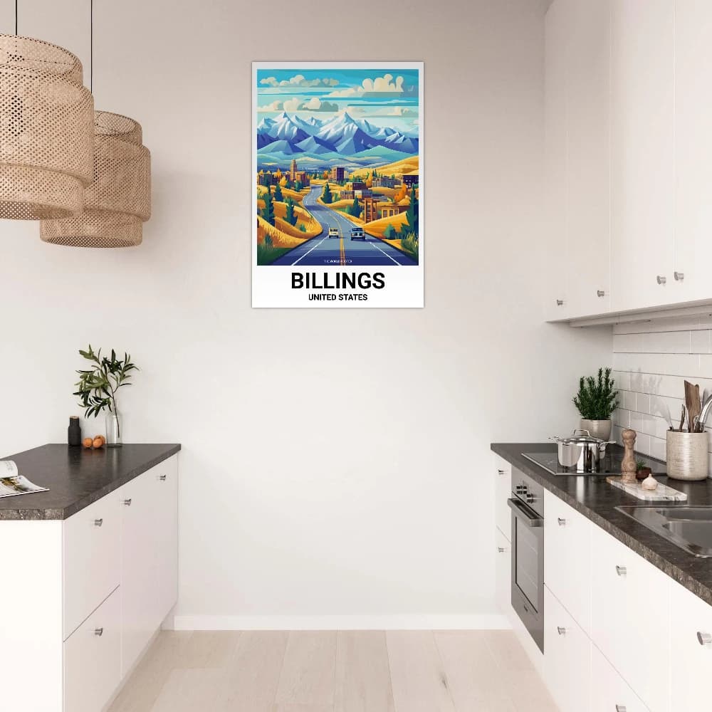 Affiche BILLINGS - Image 6 of 6