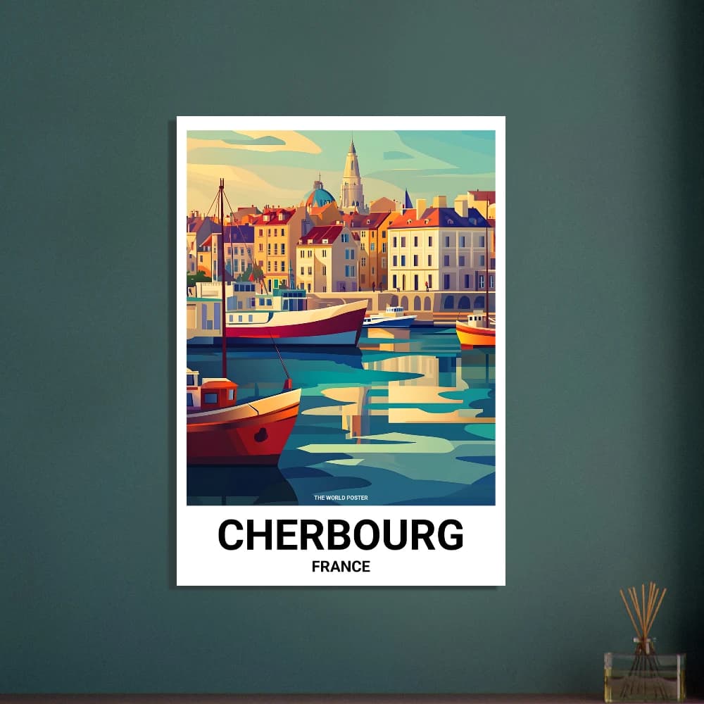 Affiche CHERBOURG - Image 4 of 6