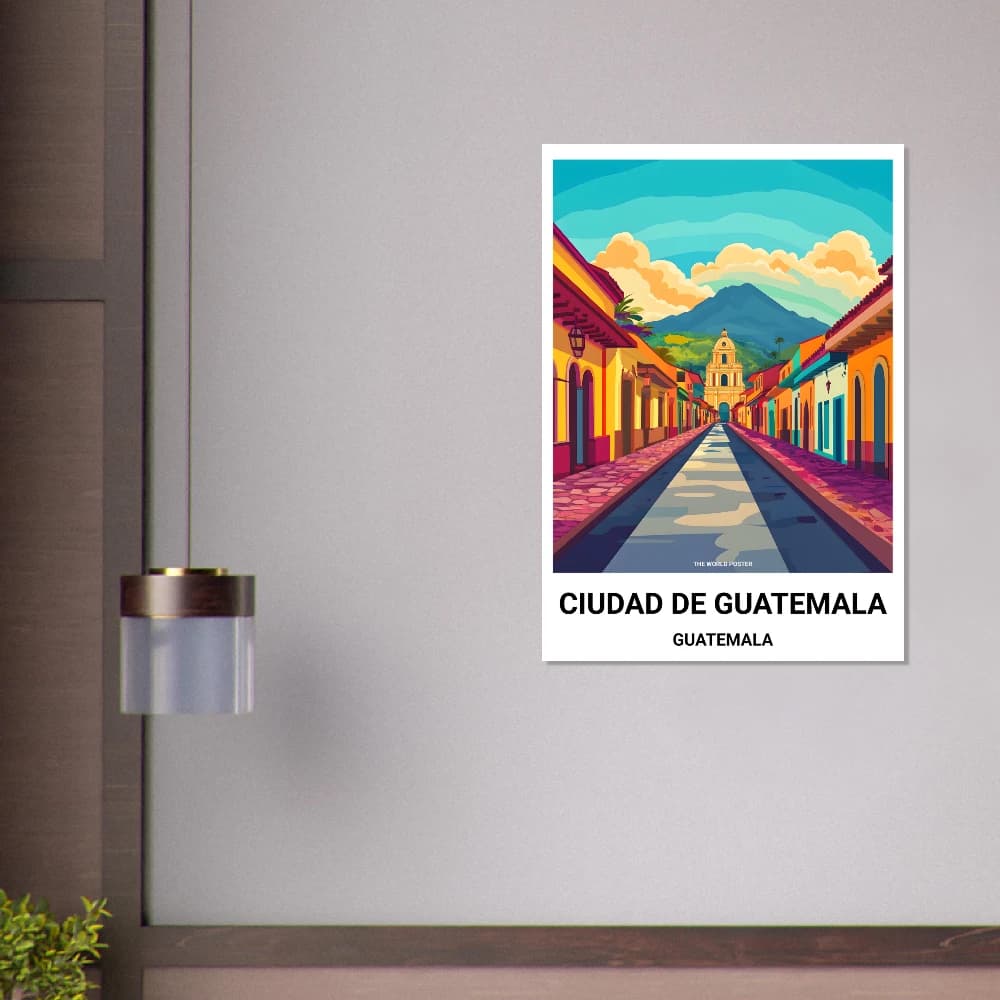 Affiche GUATEMALA CITY - Image 2 of 6