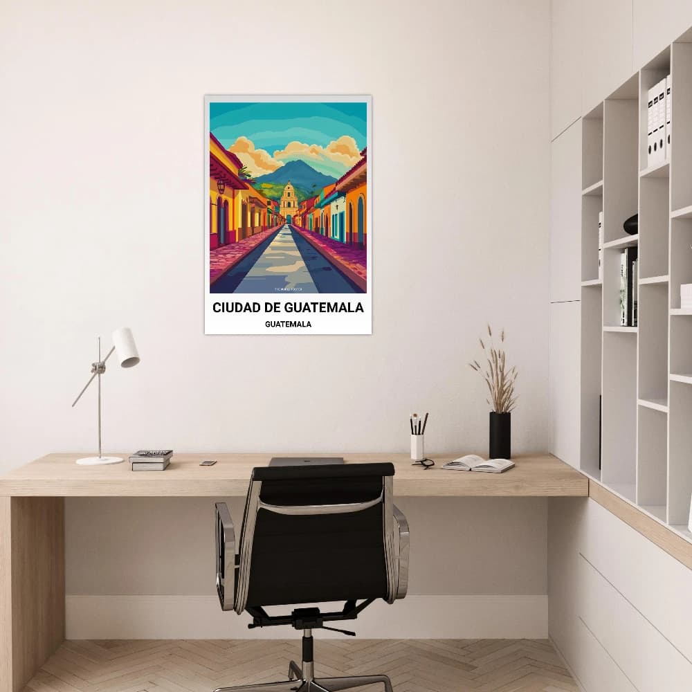 Affiche GUATEMALA CITY - Image 3 of 6