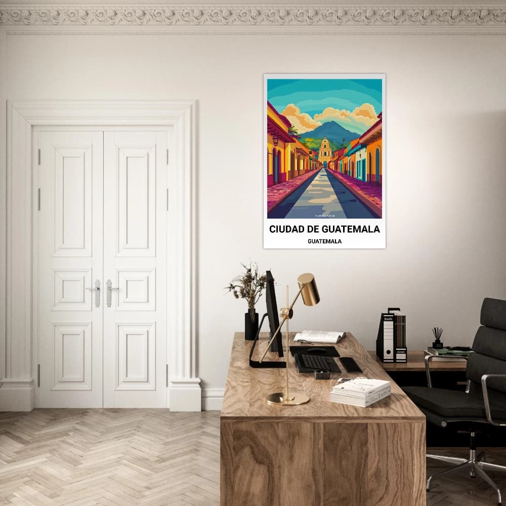 Affiche GUATEMALA CITY - Image 5 of 6