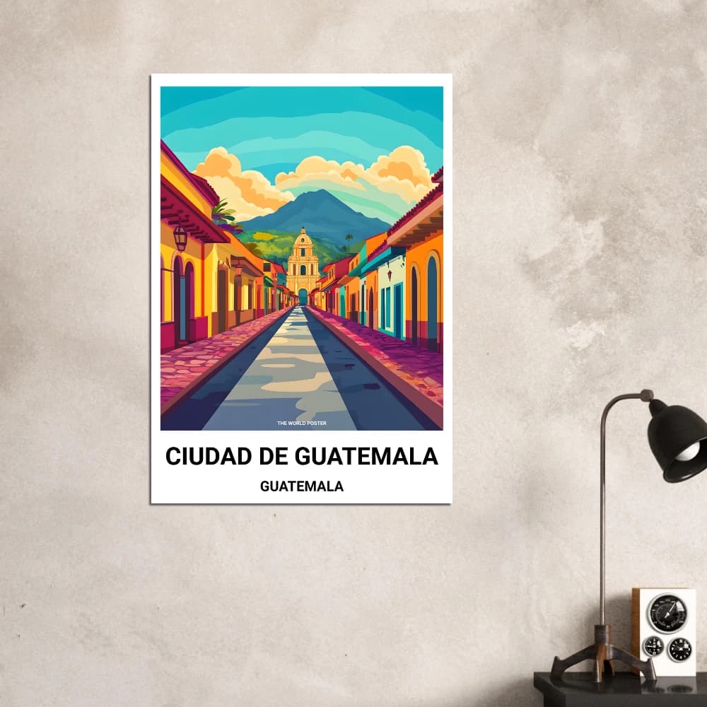 Affiche GUATEMALA CITY - Image 6 of 6