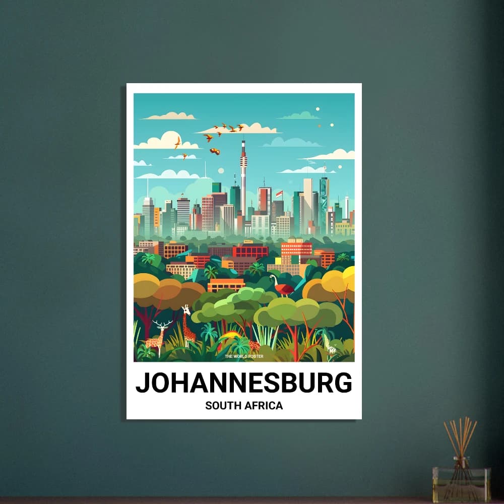 Affiche JOHANNESBOURG - Image 3 of 6
