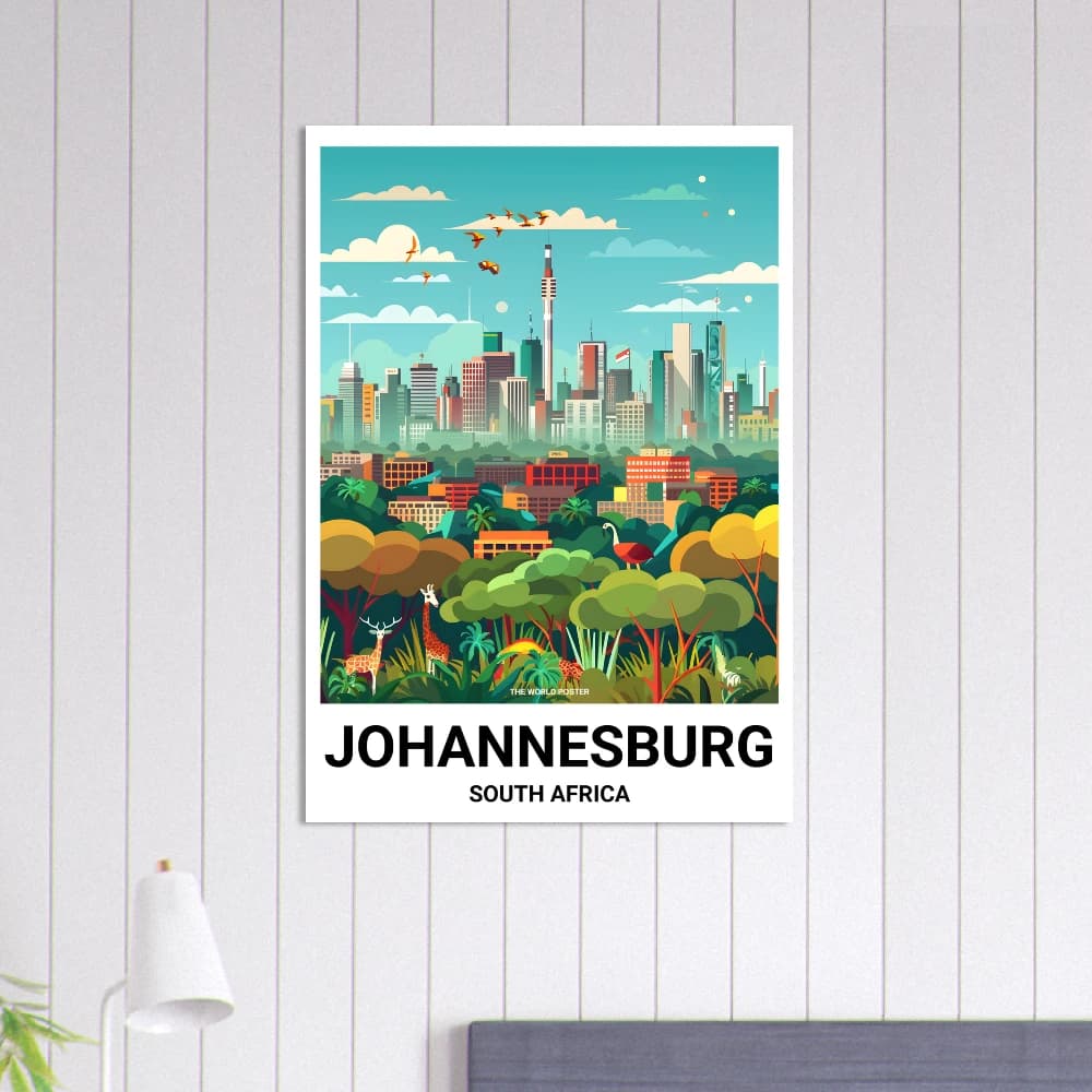 Affiche JOHANNESBOURG - Image 6 of 6