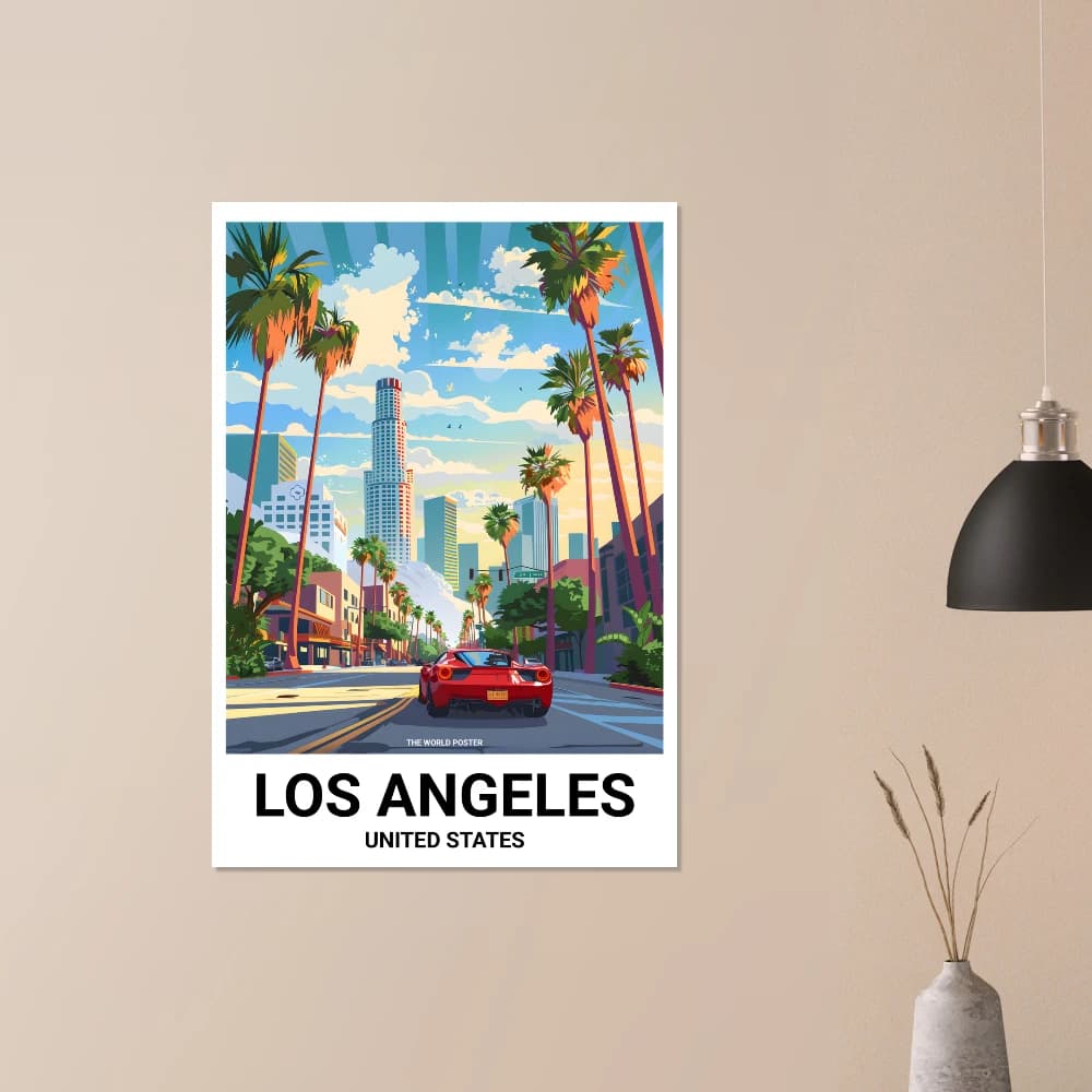 Affiche LOS ANGELES - Image 3 of 6