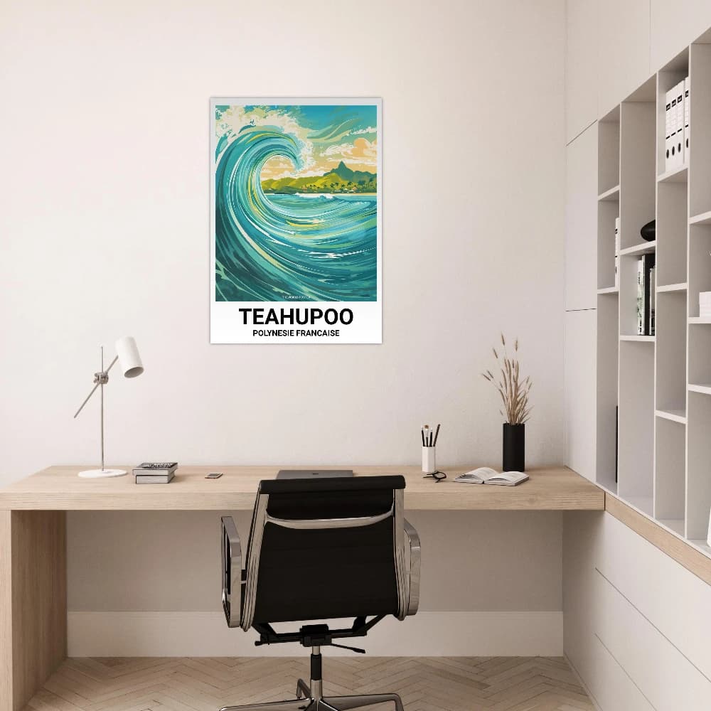 Affiche TEAHUPOO - Image 4 of 6