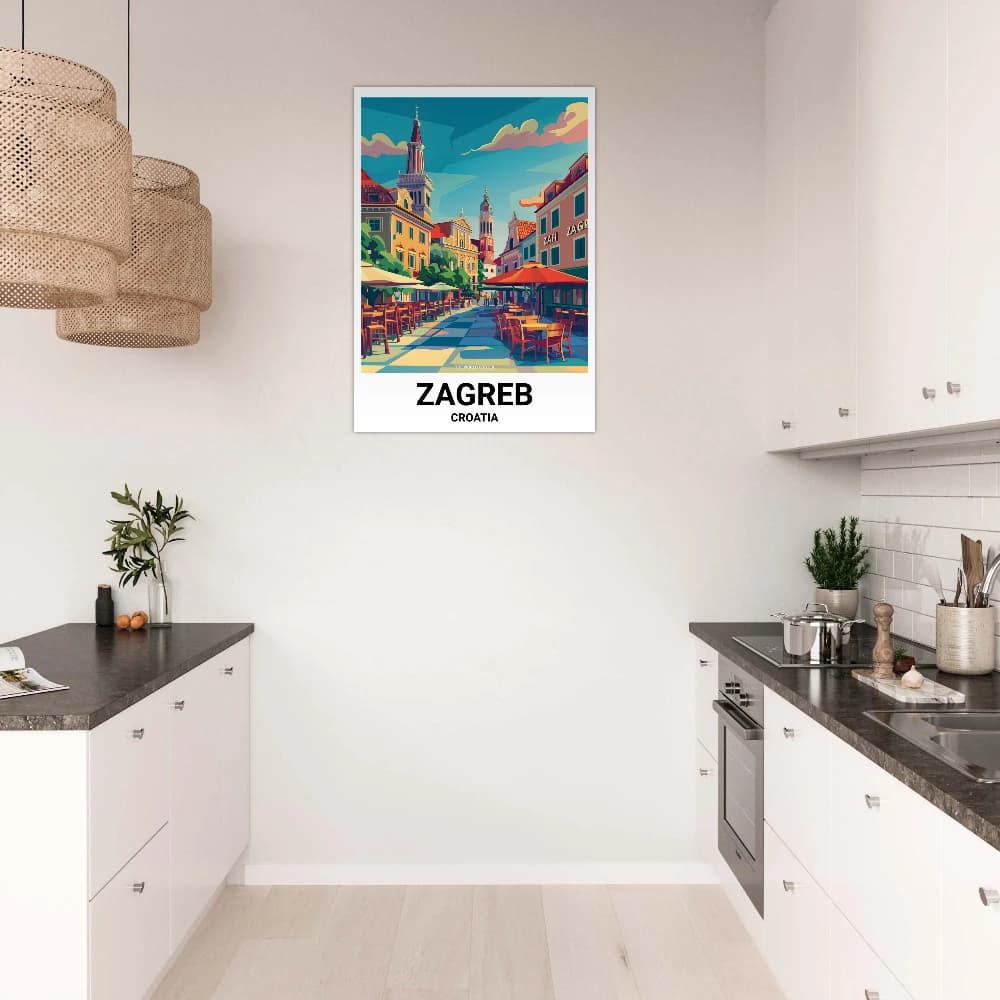 Affiche ZAGREB - Image 3 of 6