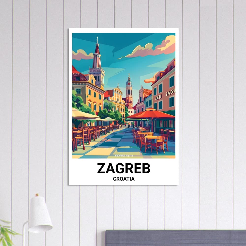 Affiche ZAGREB - Image 5 of 6