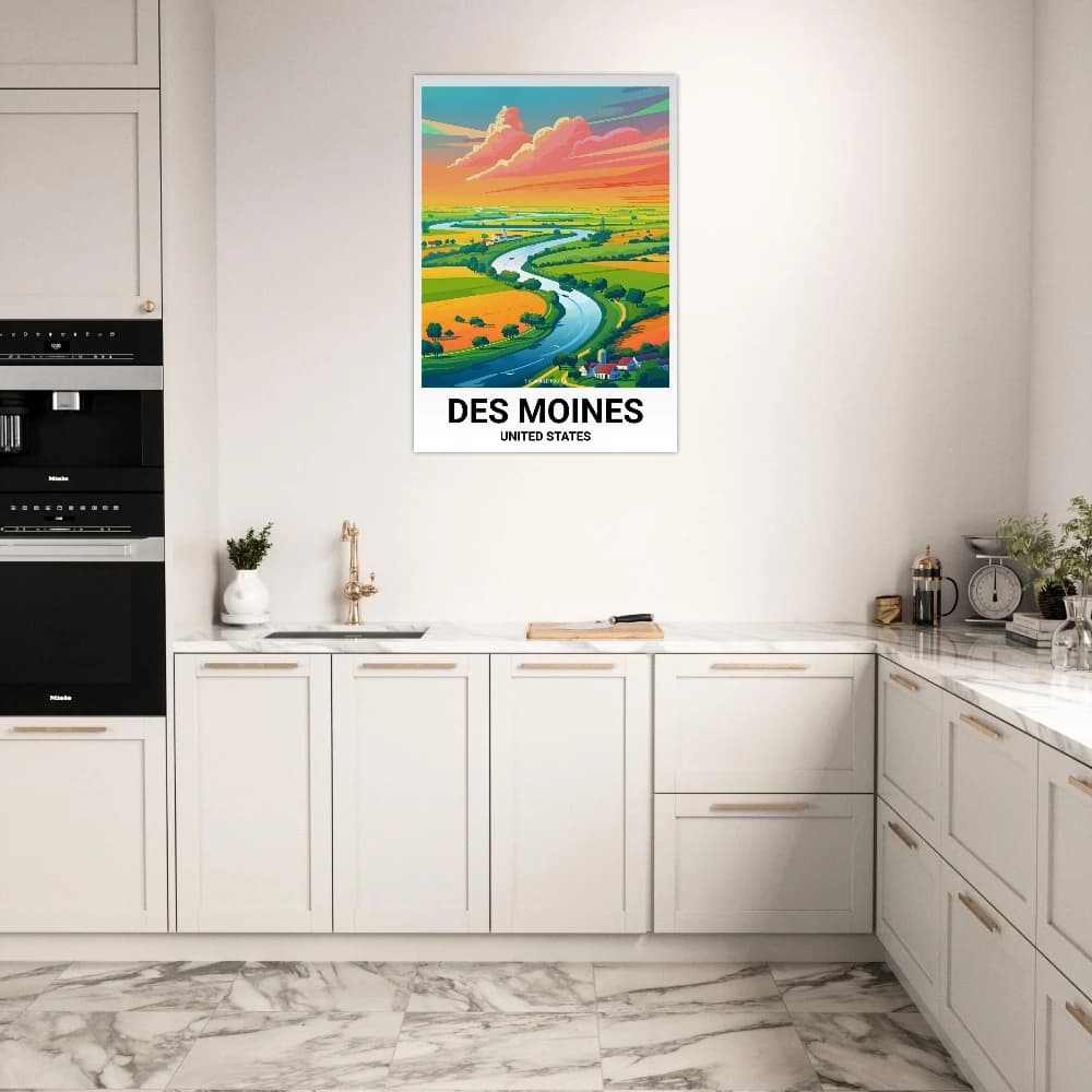 Affiche DES MOINES - Image 6 of 6