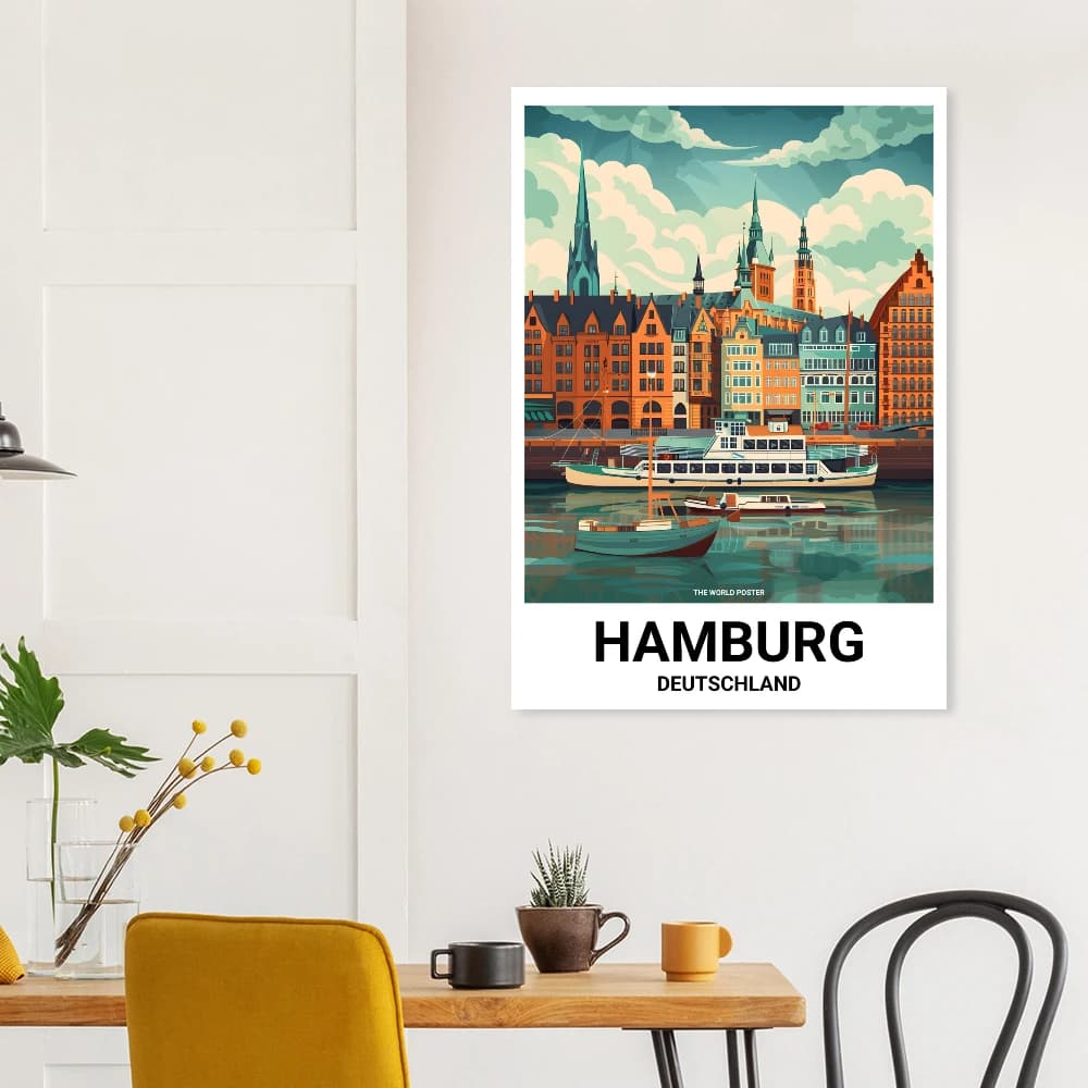 Affiche HAMBOURG - Image 5 of 6