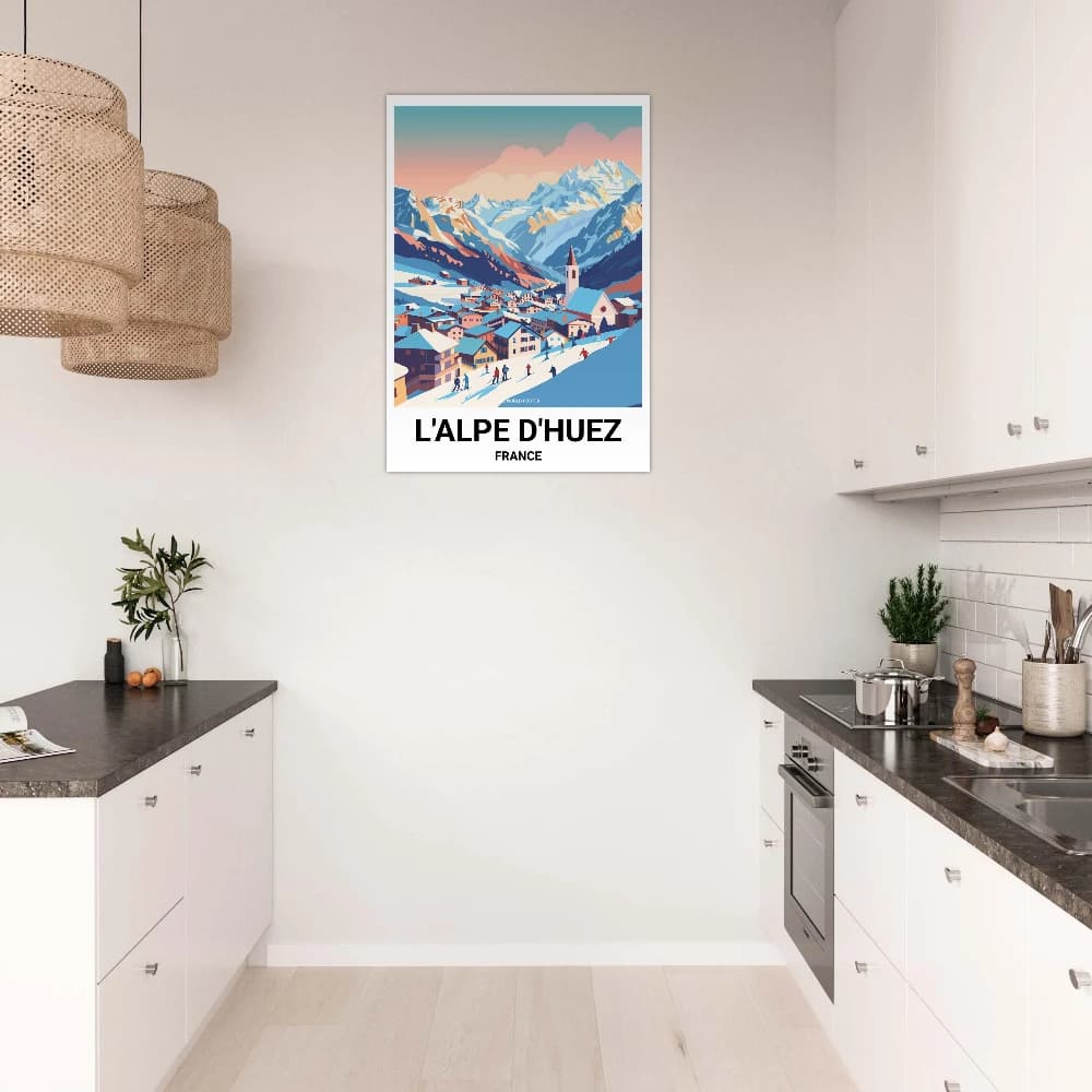 Affiche L'ALPE D'HUEZ - Image 4 of 6