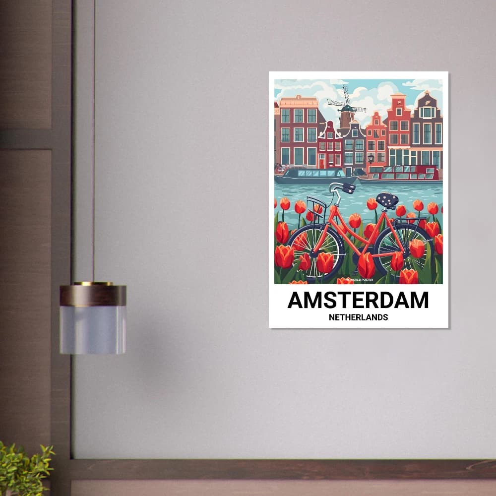 Affiche AMSTERDAM - Image 2 of 6