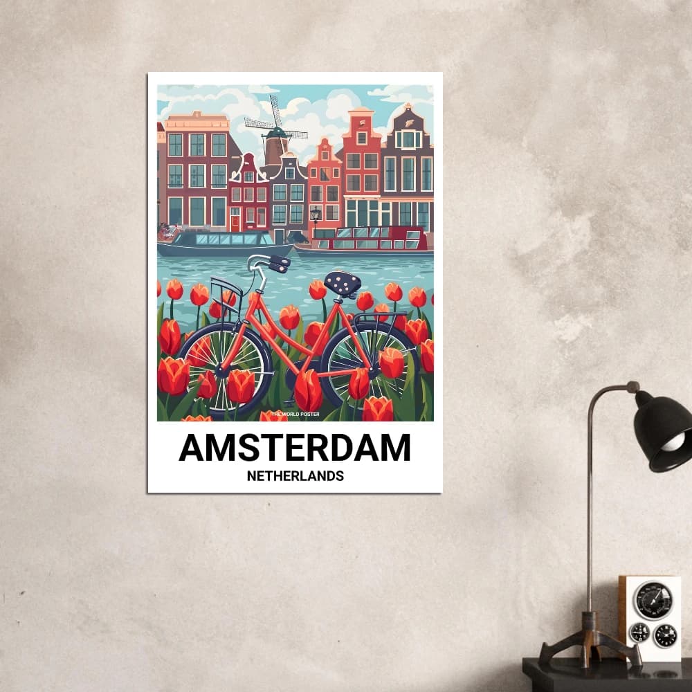 Affiche AMSTERDAM - Image 3 of 6