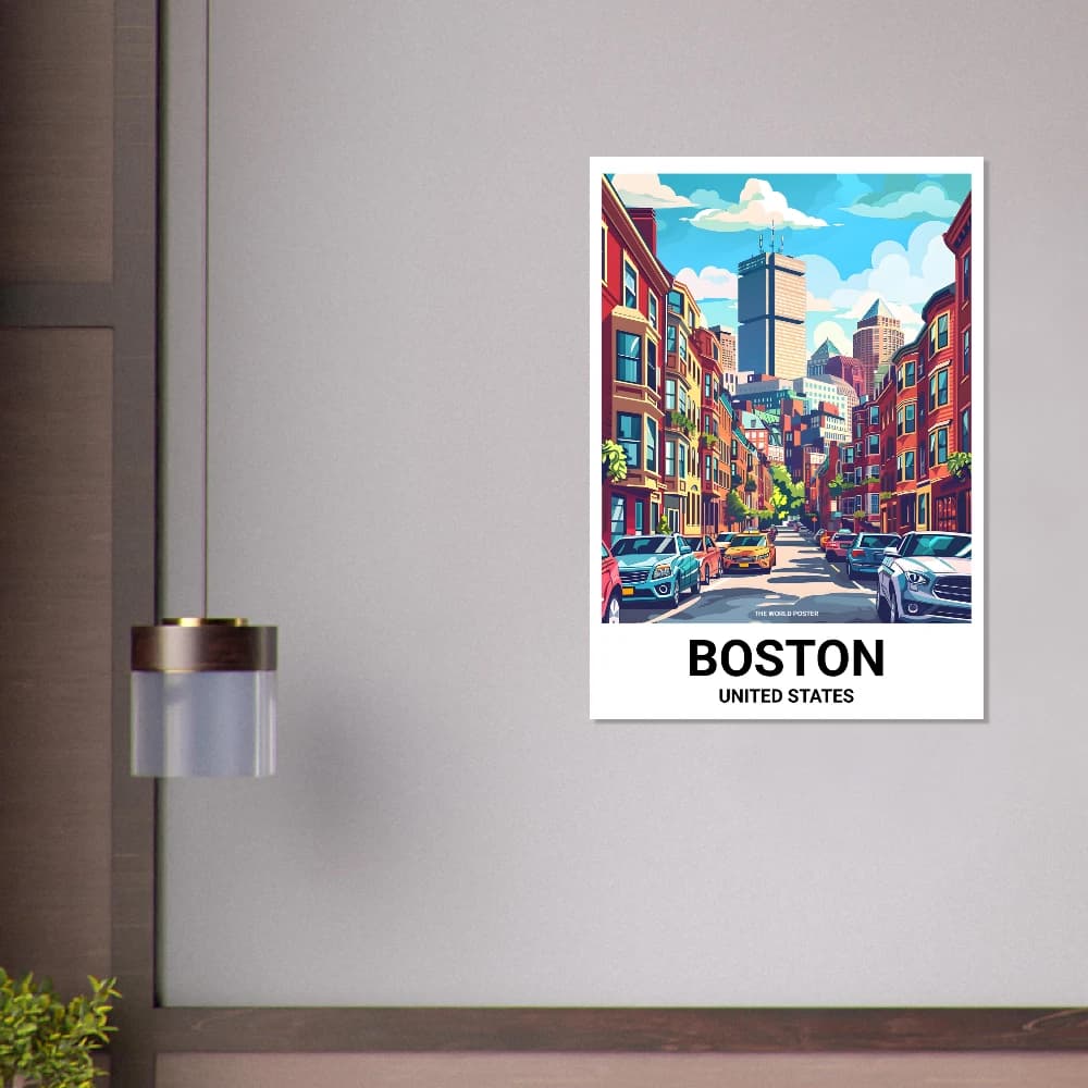 Affiche BOSTON - Image 5 of 6