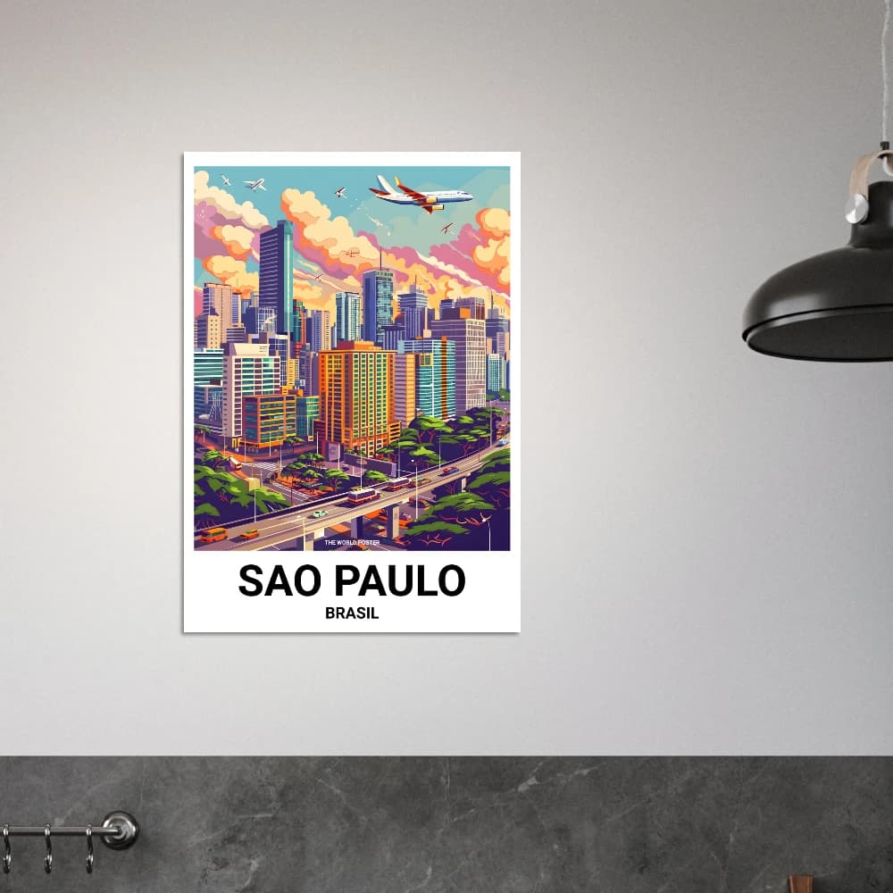 Affiche SÃO PAULO - Image 2 of 6