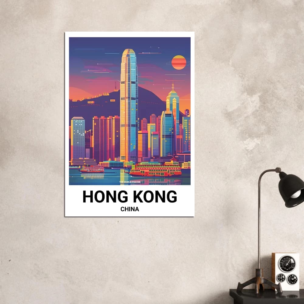 Affiche HONG KONG - Image 2 of 6