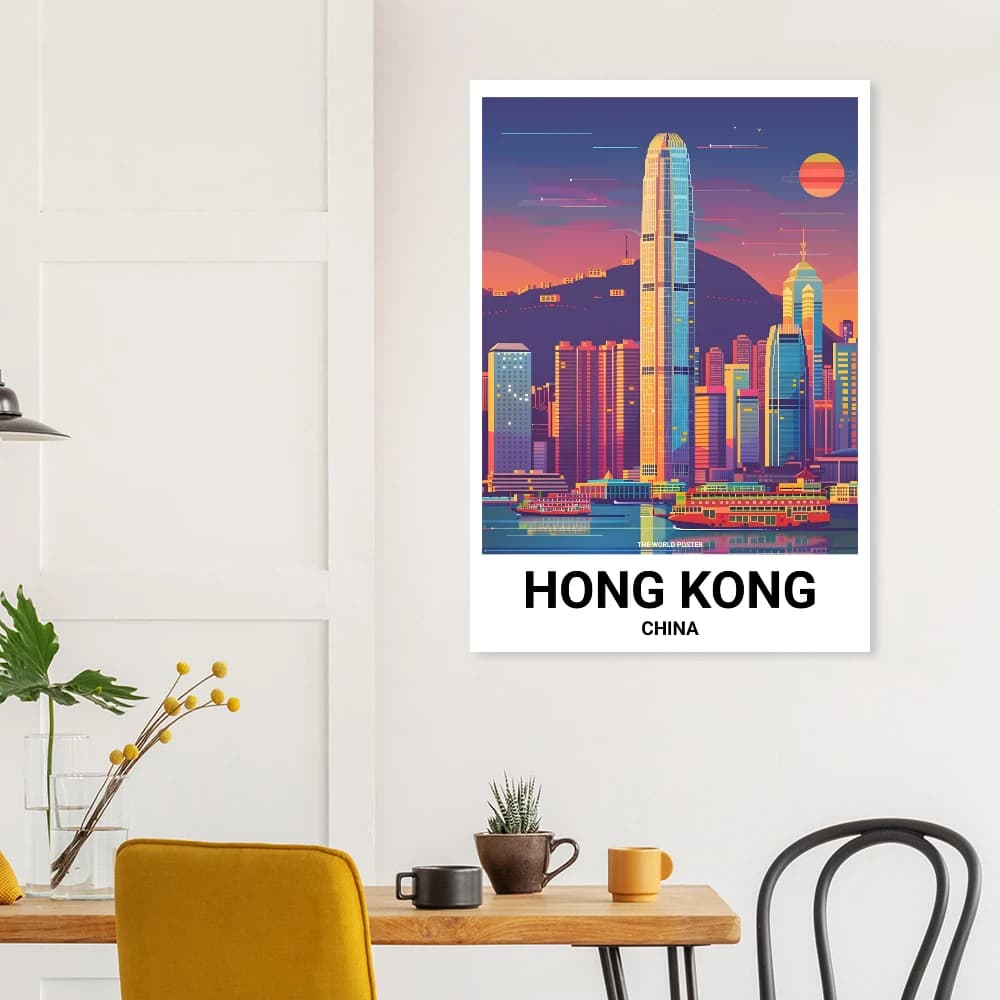 Affiche HONG KONG - Image 3 of 6