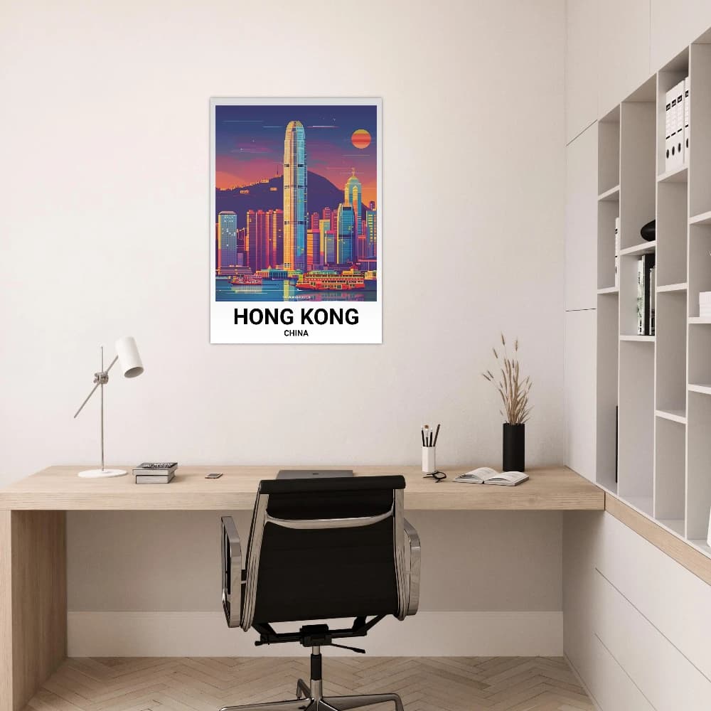 Affiche HONG KONG - Image 5 of 6