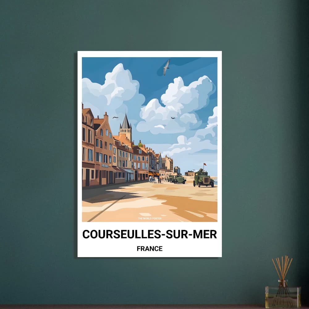 Affiche COURSEULLES-SUR-MER - Image 2 of 6