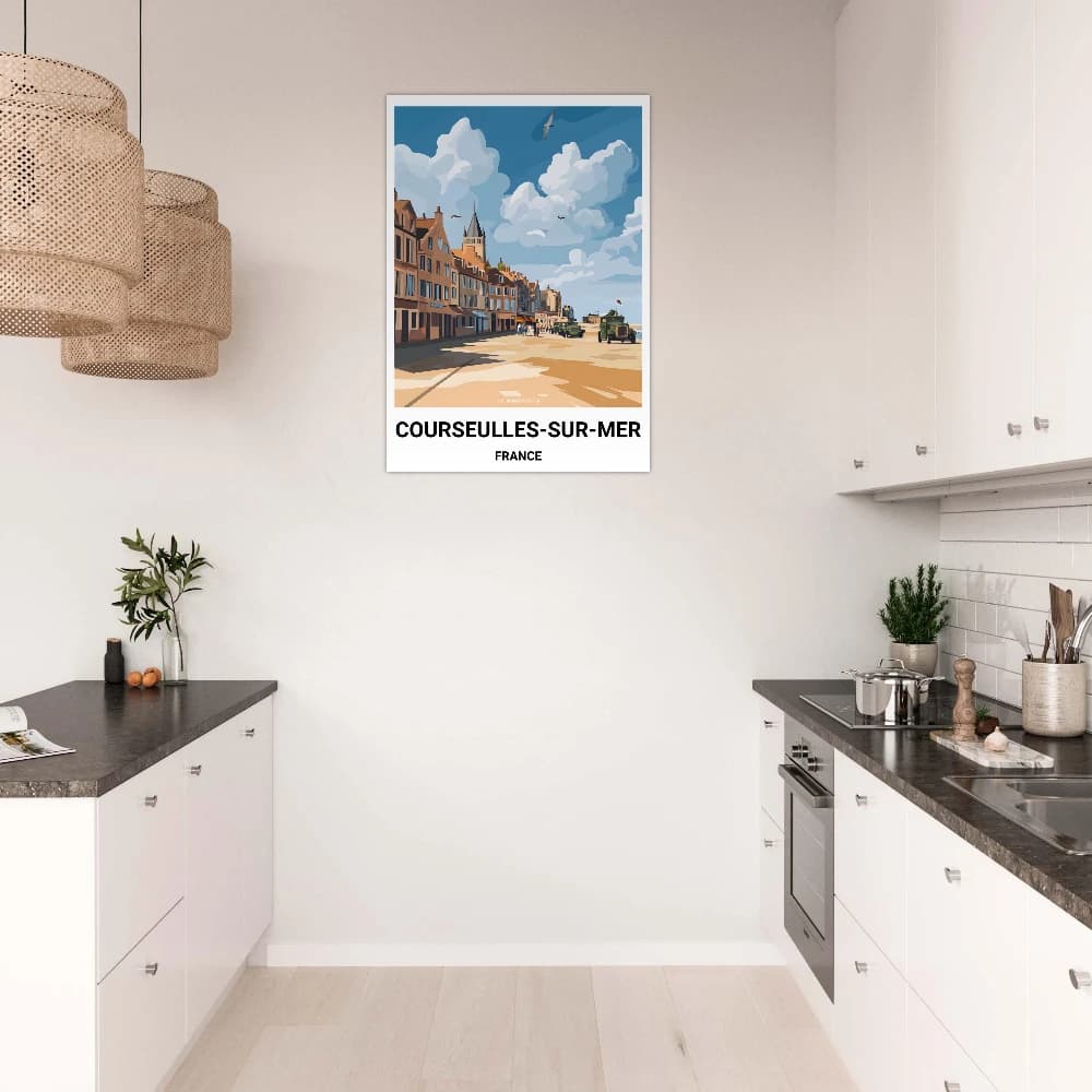 Affiche COURSEULLES-SUR-MER - Image 3 of 6