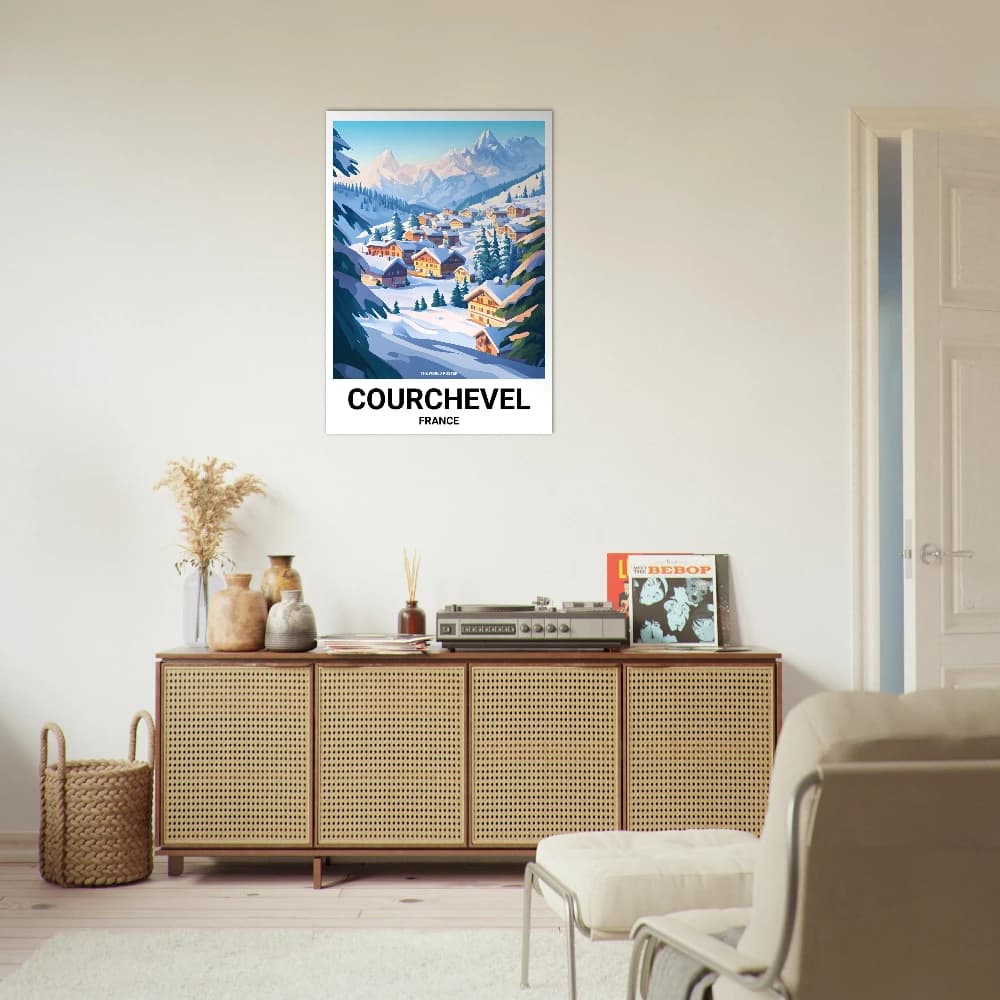 Affiche COURCHEVEL - Image 2 of 6