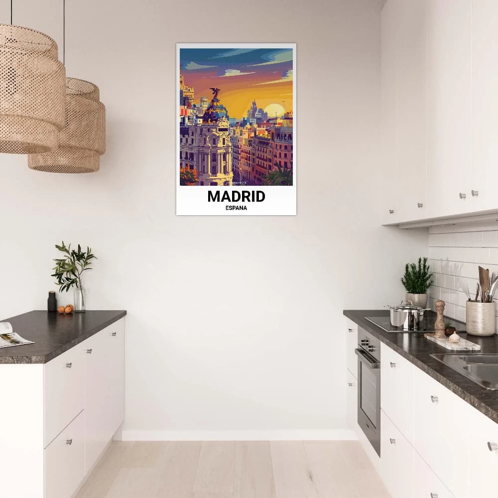 Affiche MADRID - Image 6 of 6