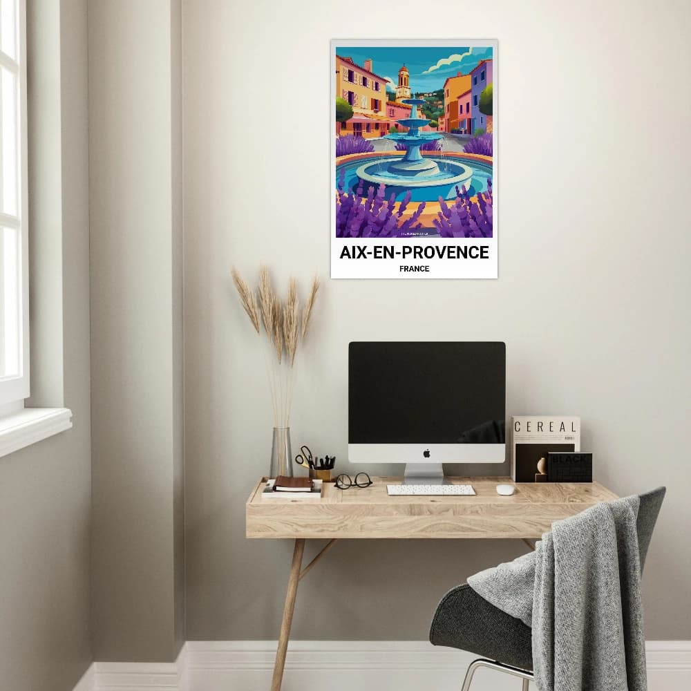 Affiche AIX-EN-PROVENCE - Image 6 of 6