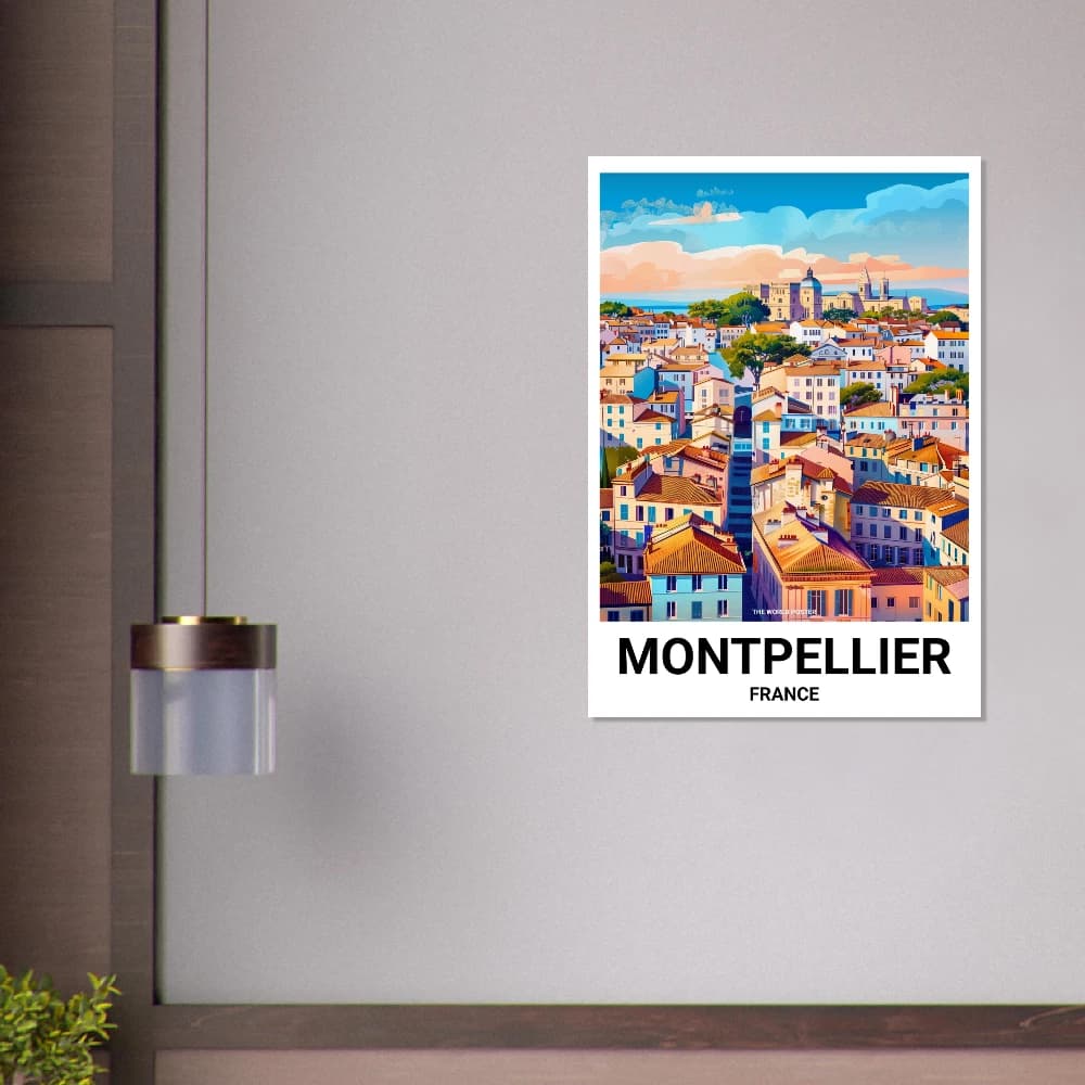 Affiche MONTPELLIER - Image 2 of 6