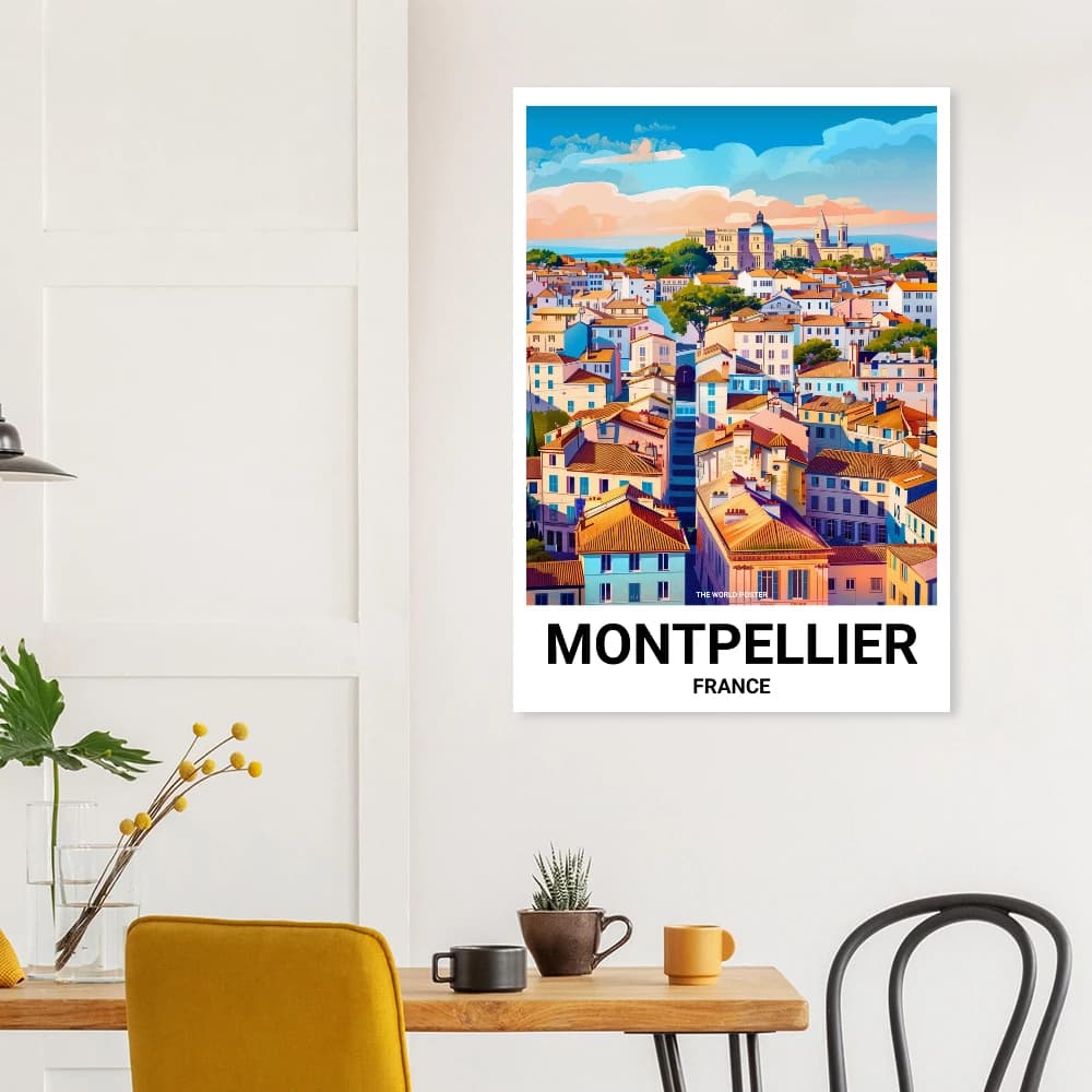 Affiche MONTPELLIER - Image 4 of 6
