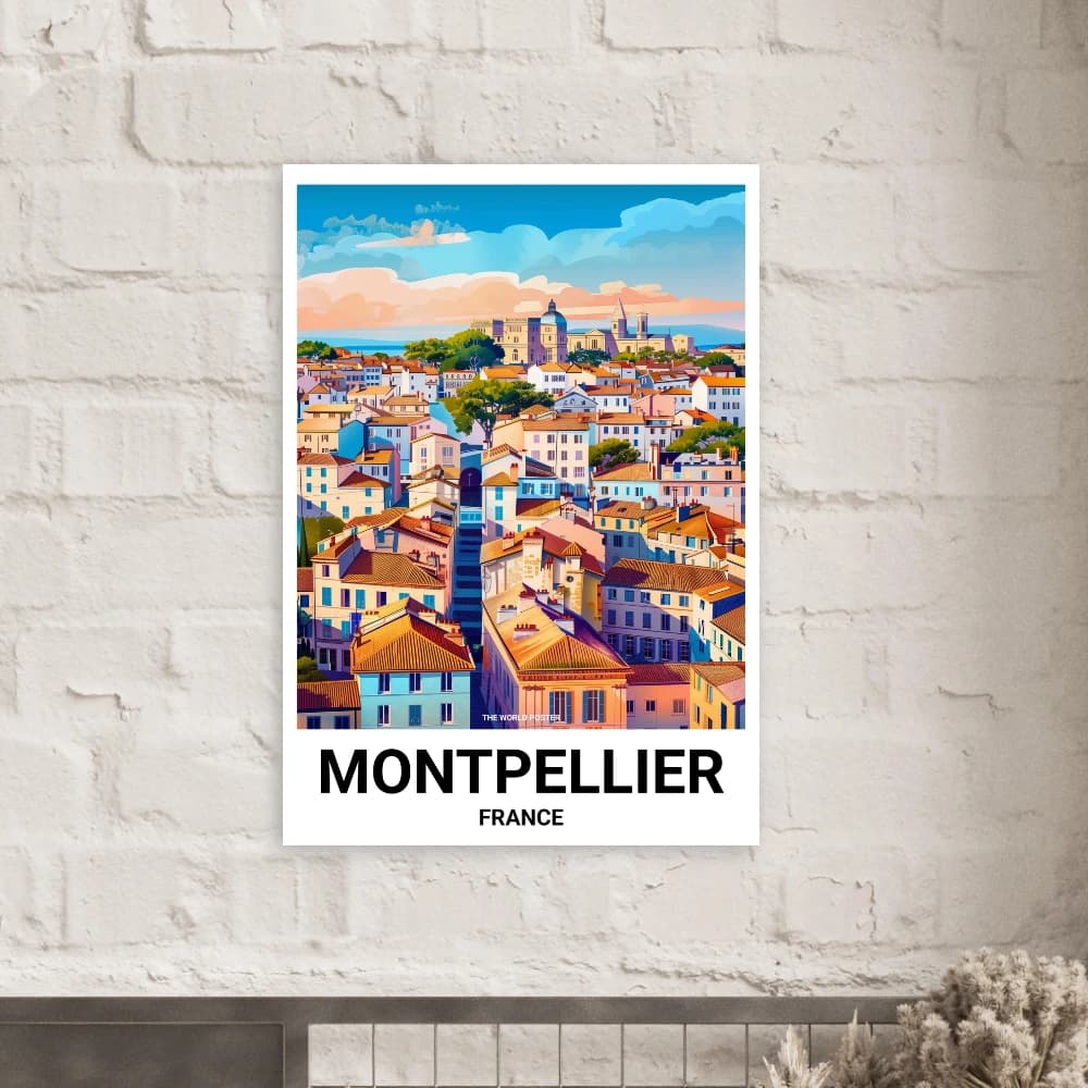 Affiche MONTPELLIER - Image 5 of 6