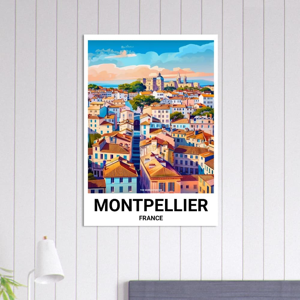 Affiche MONTPELLIER - Image 6 of 6