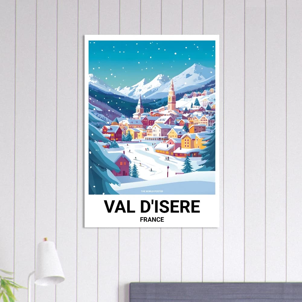 Affiche VAL D'ISÈRE - Image 4 of 6