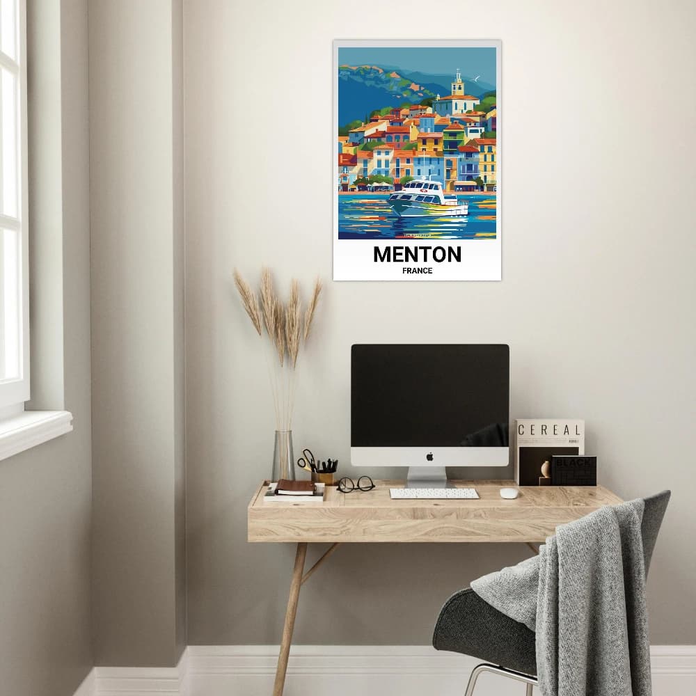 Affiche MENTON - Image 2 of 6