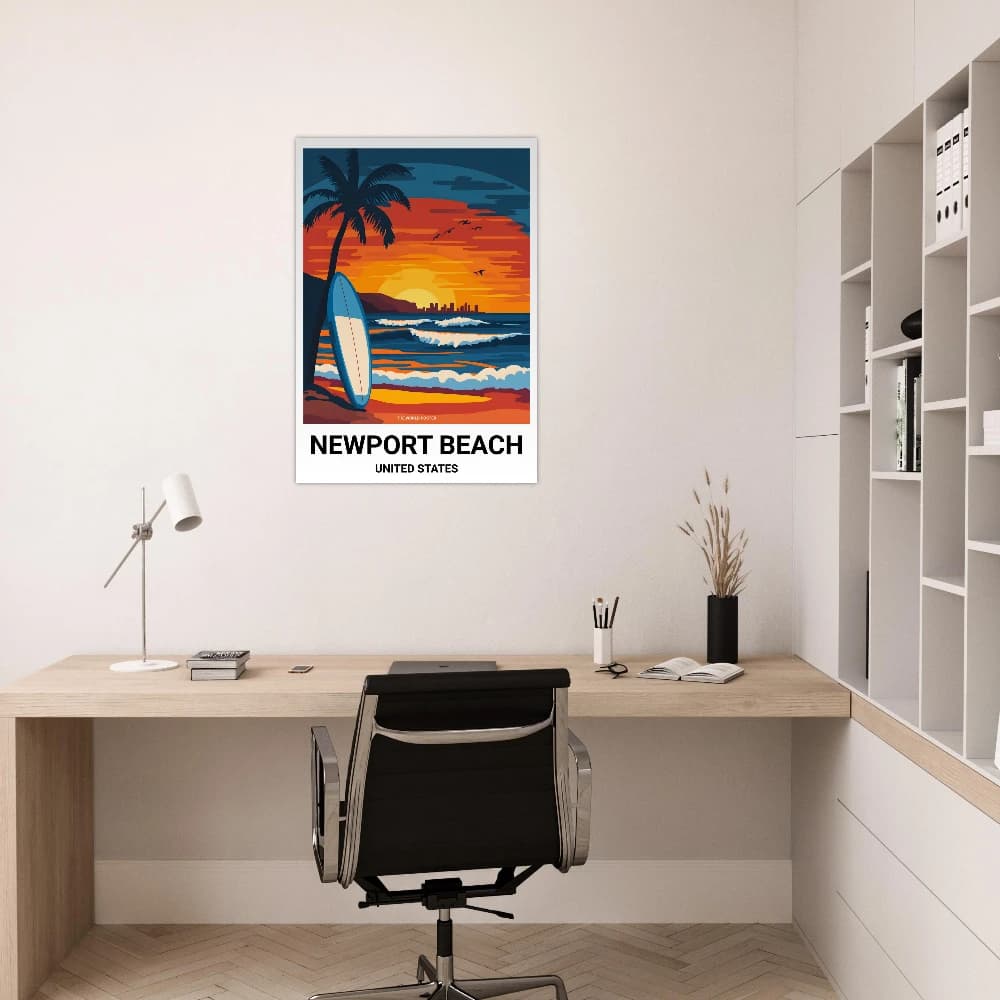 Affiche NEWPORT BEACH - Image 5 of 6
