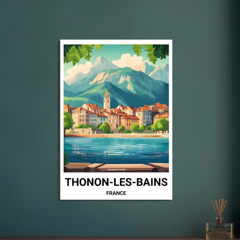 Affiche THONON-LES-BAINS - Image 3 of 6