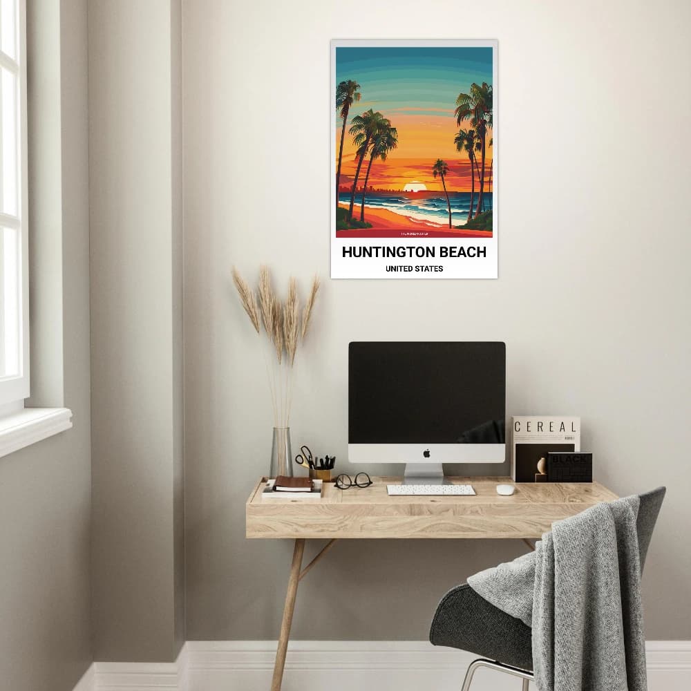 Affiche HUNTINGTON BEACH - Image 4 of 6